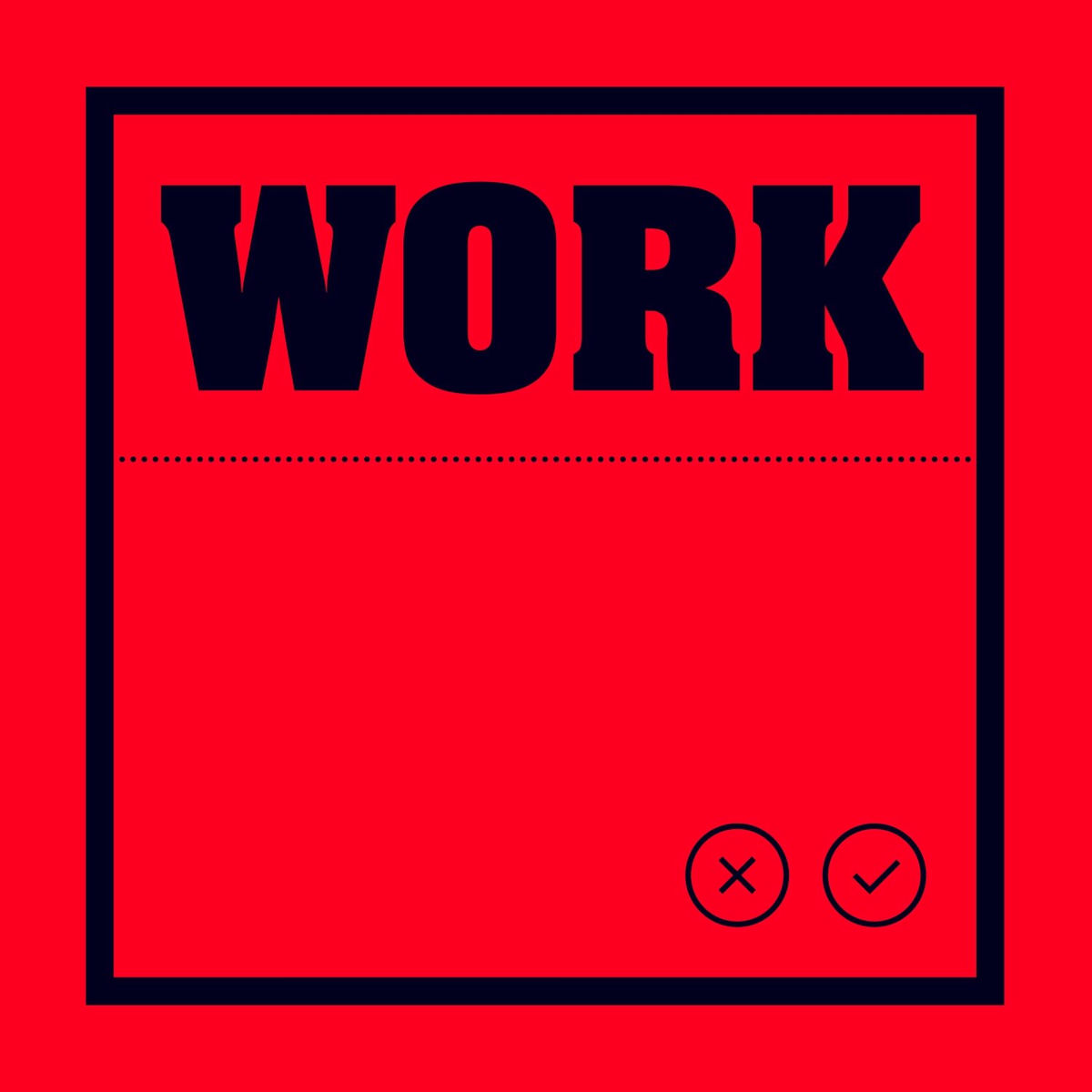 Album cover of Work (SMIFF Hard Drum)