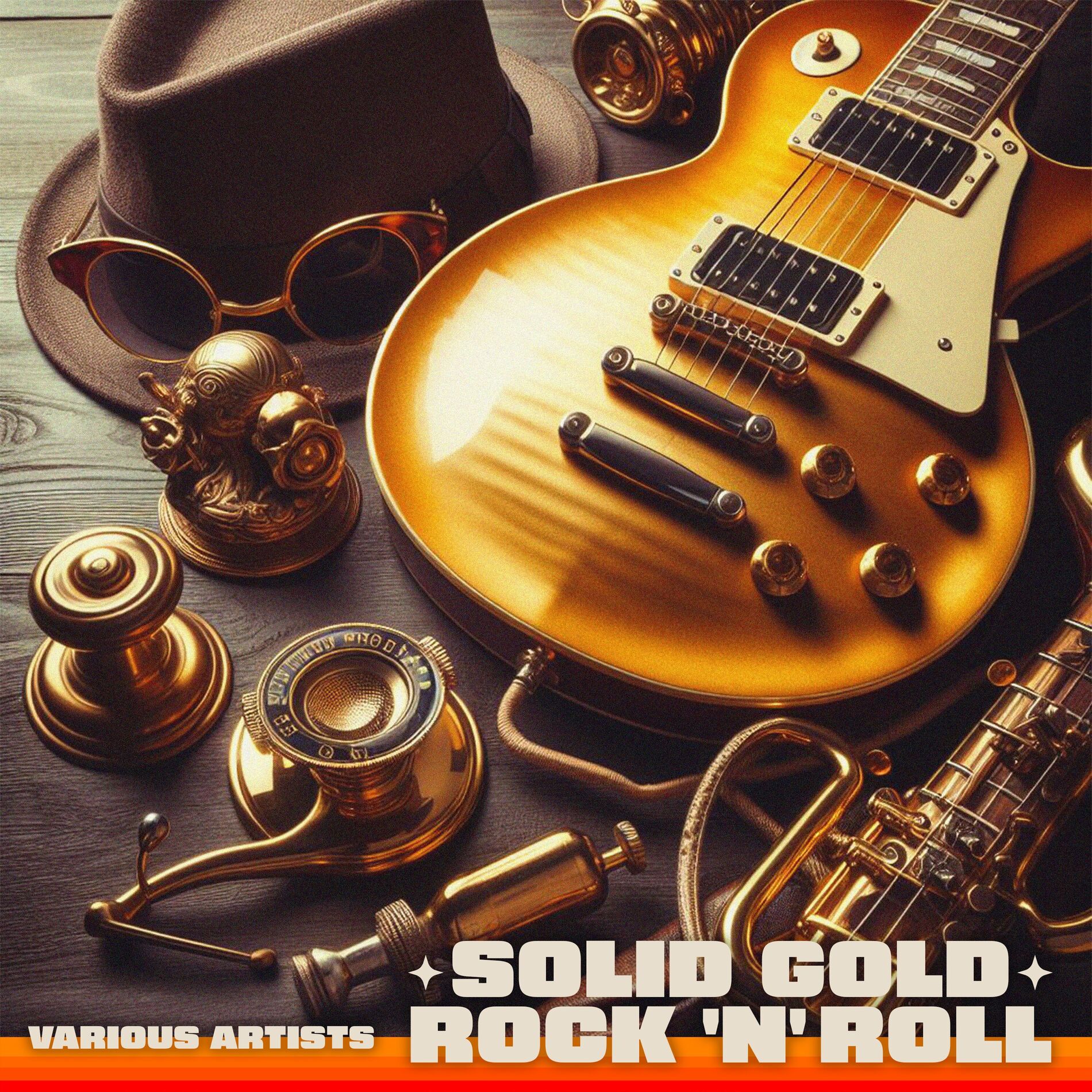 Album cover of Solid Gold Rock 'N' Roll