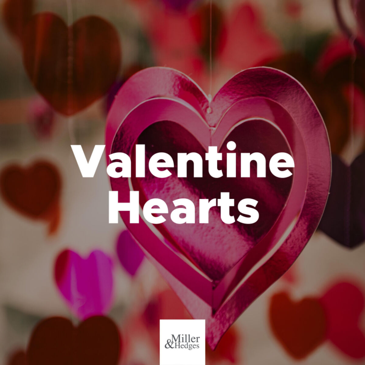 Album cover of Valentine Hearts: Top Romantic Songs, Soft Piano Instrumentals for a Sensual Night