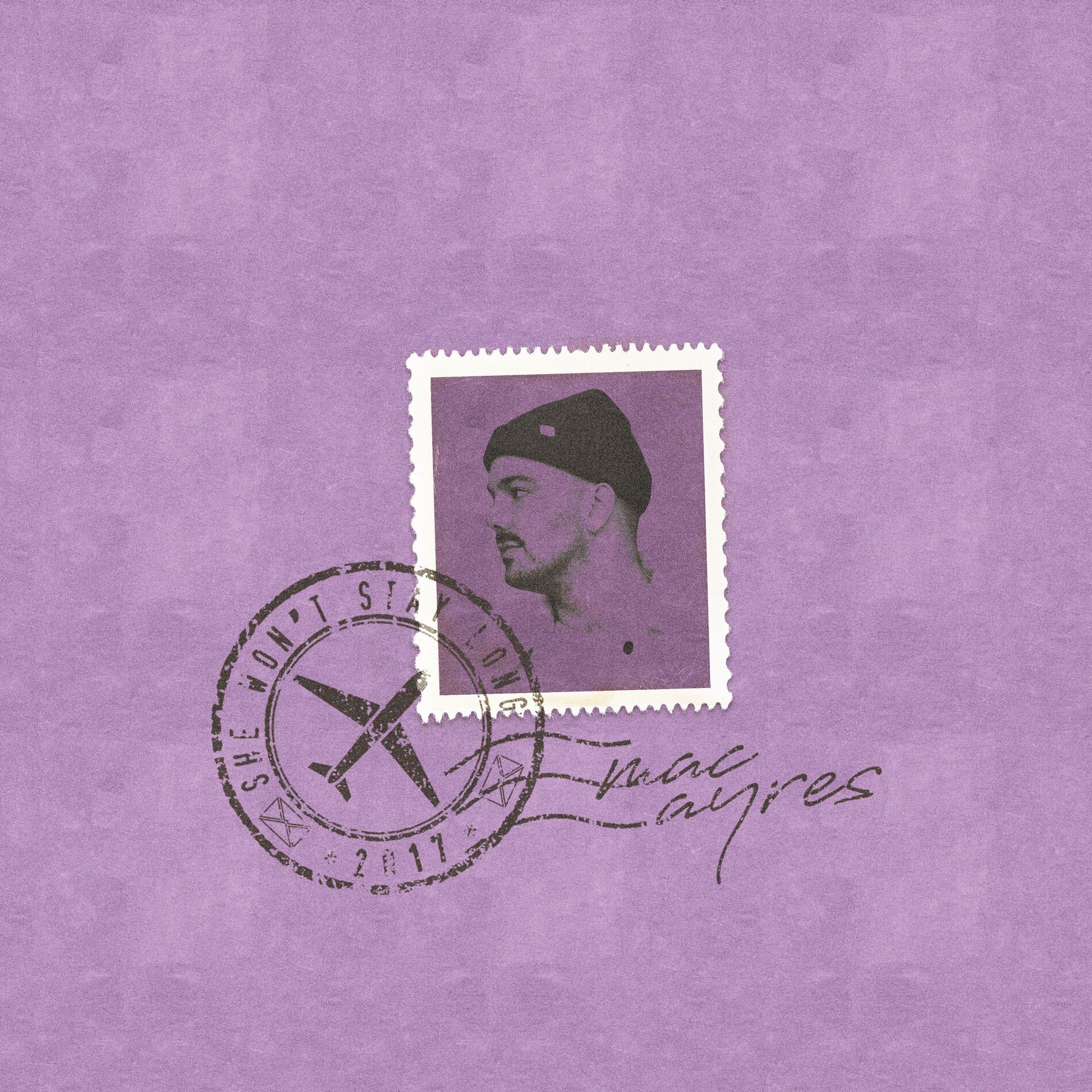 Album cover of she won't stay long