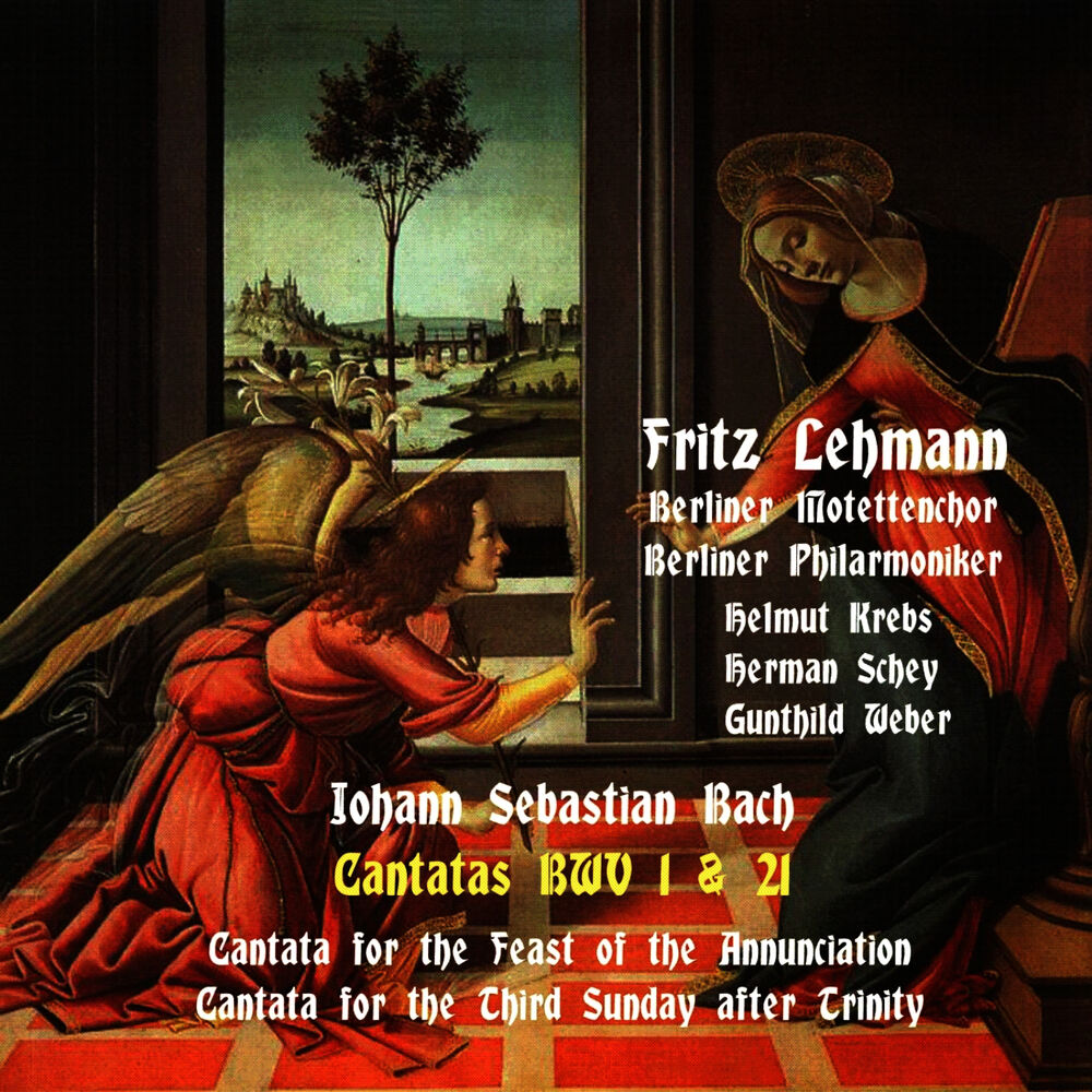 Picture of Bach: Cantatas BWV 1 & 21, [1952], Vol. 1