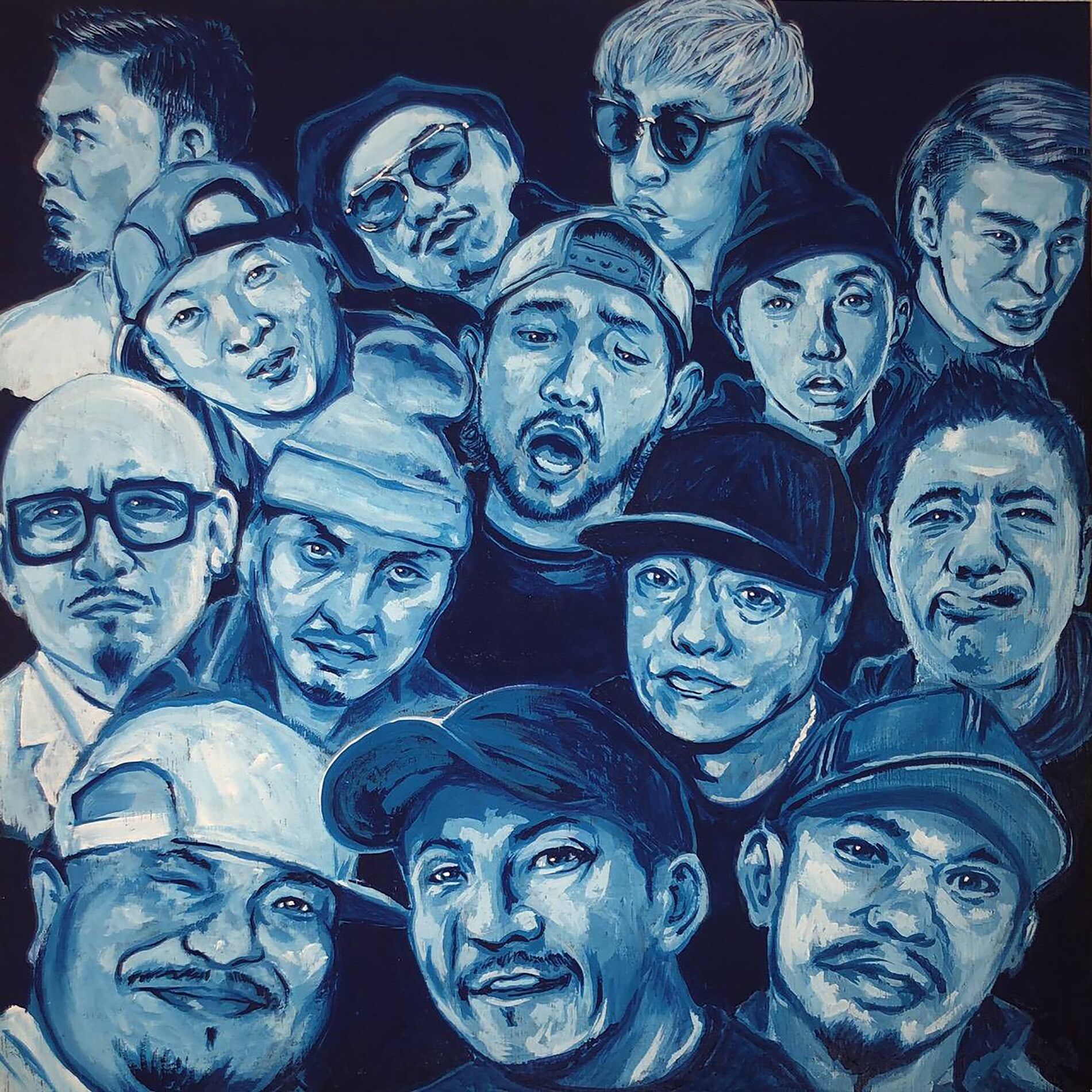 Album cover of blue light yokohama (feat. NANJAMAN, F.U.T.O., T.O.P., ANSA, NONKEY, GOST, COOL & AICHIN)