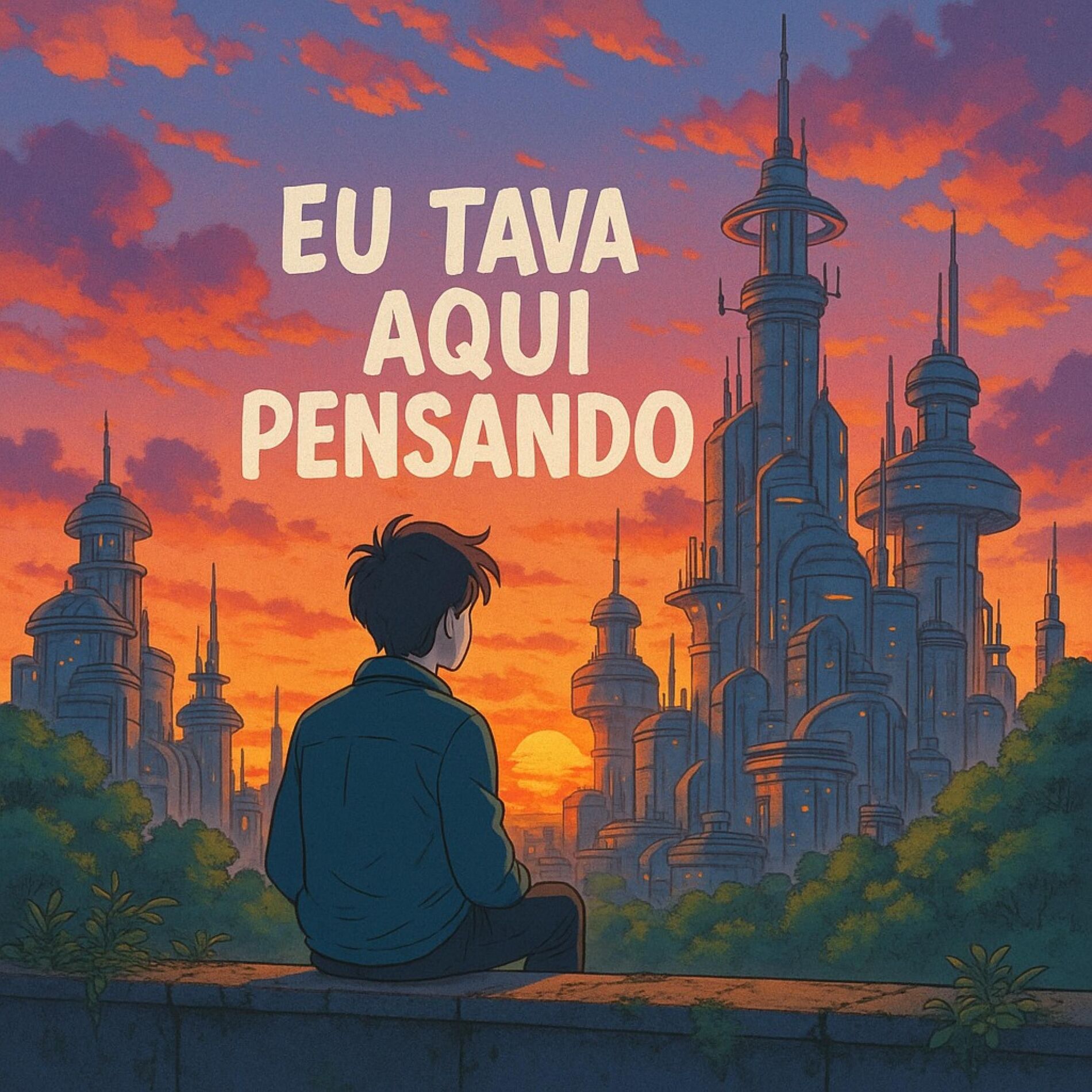 Album cover of Eu tava aqui. pensando (kompa remix)