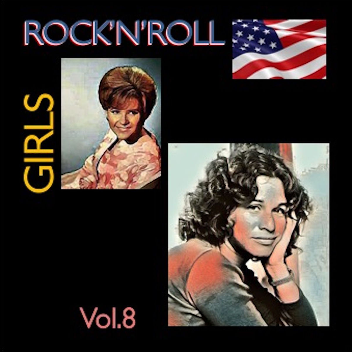 Album cover of Rock 'n' Roll Girls, Vol. 9