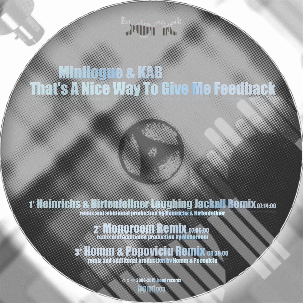 Picture of That's a Nice Way to Give Me Feedback (The Remixes)