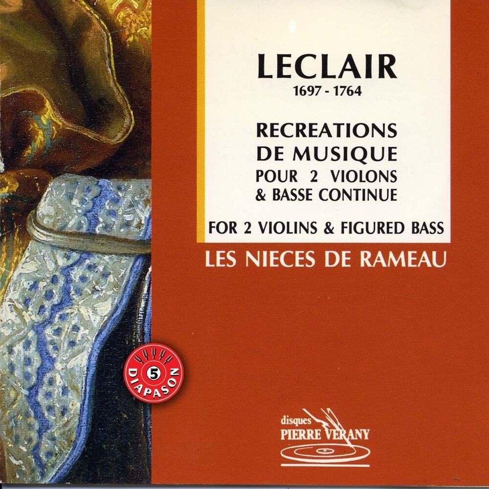 Picture of Leclair : Récréations de musique pour 2 violons & basse continue