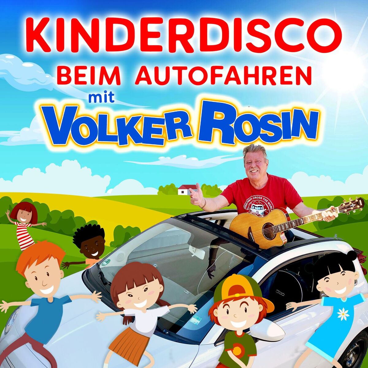 Album cover of Kinderdisco beim Autofahren mit Volker Rosin