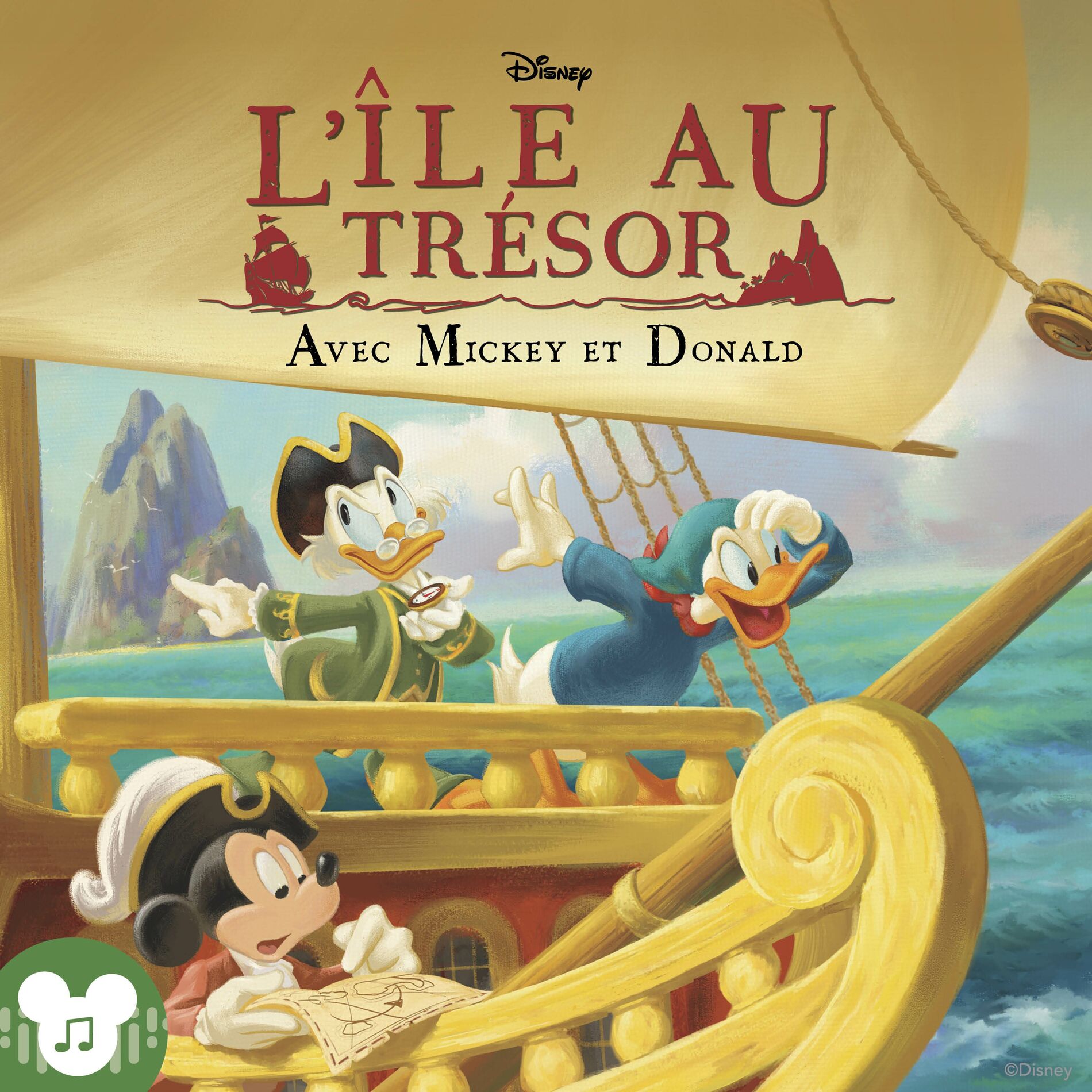 Album cover of L'Île au trésor Avec Mickey et Donald (Audio Adaptation)