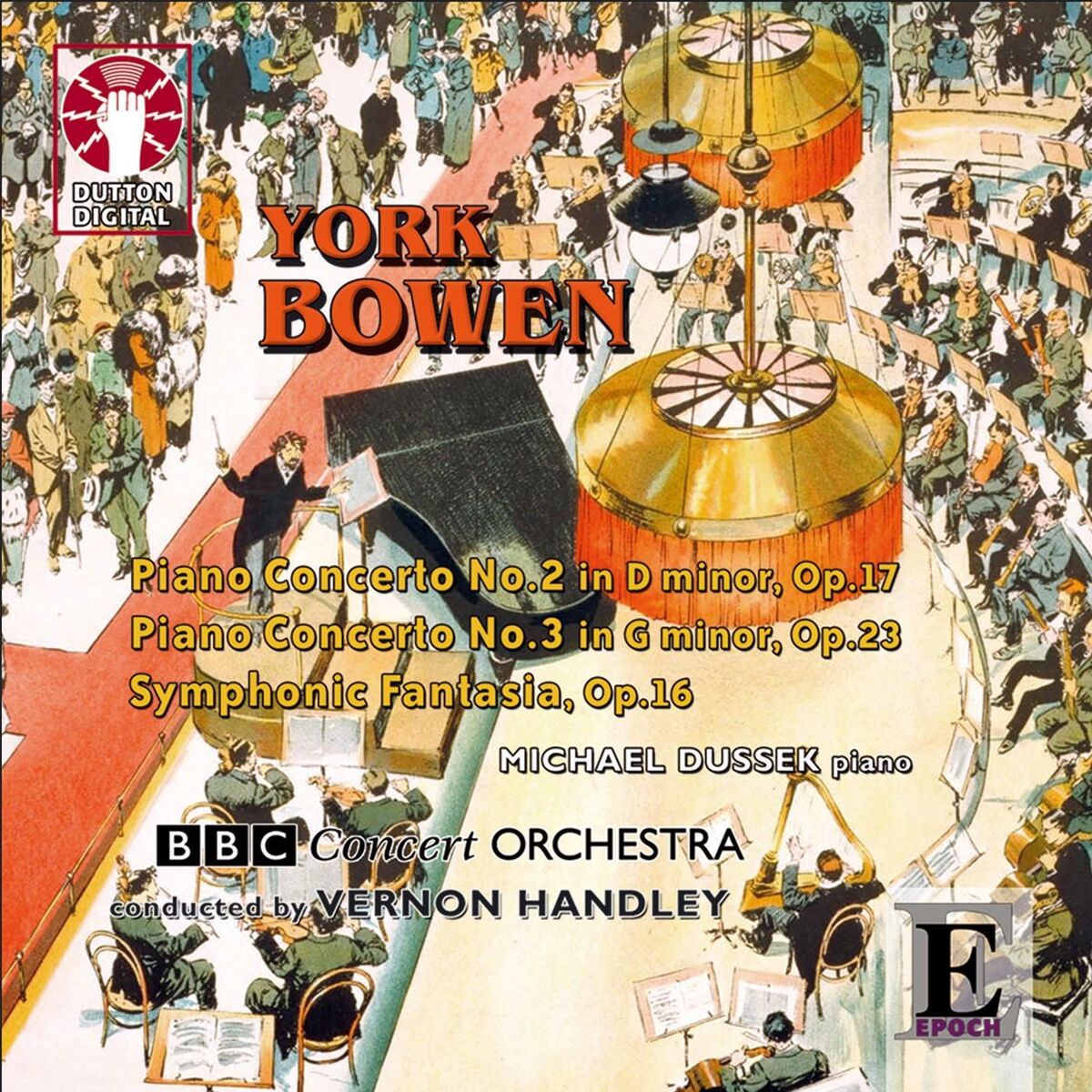Album cover of York Bowen: Piano Concerto Nos 2 & 3