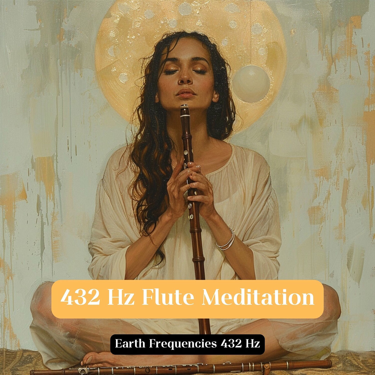 Album cover of 432 Hz Flute Meditation: Peaceful Journey