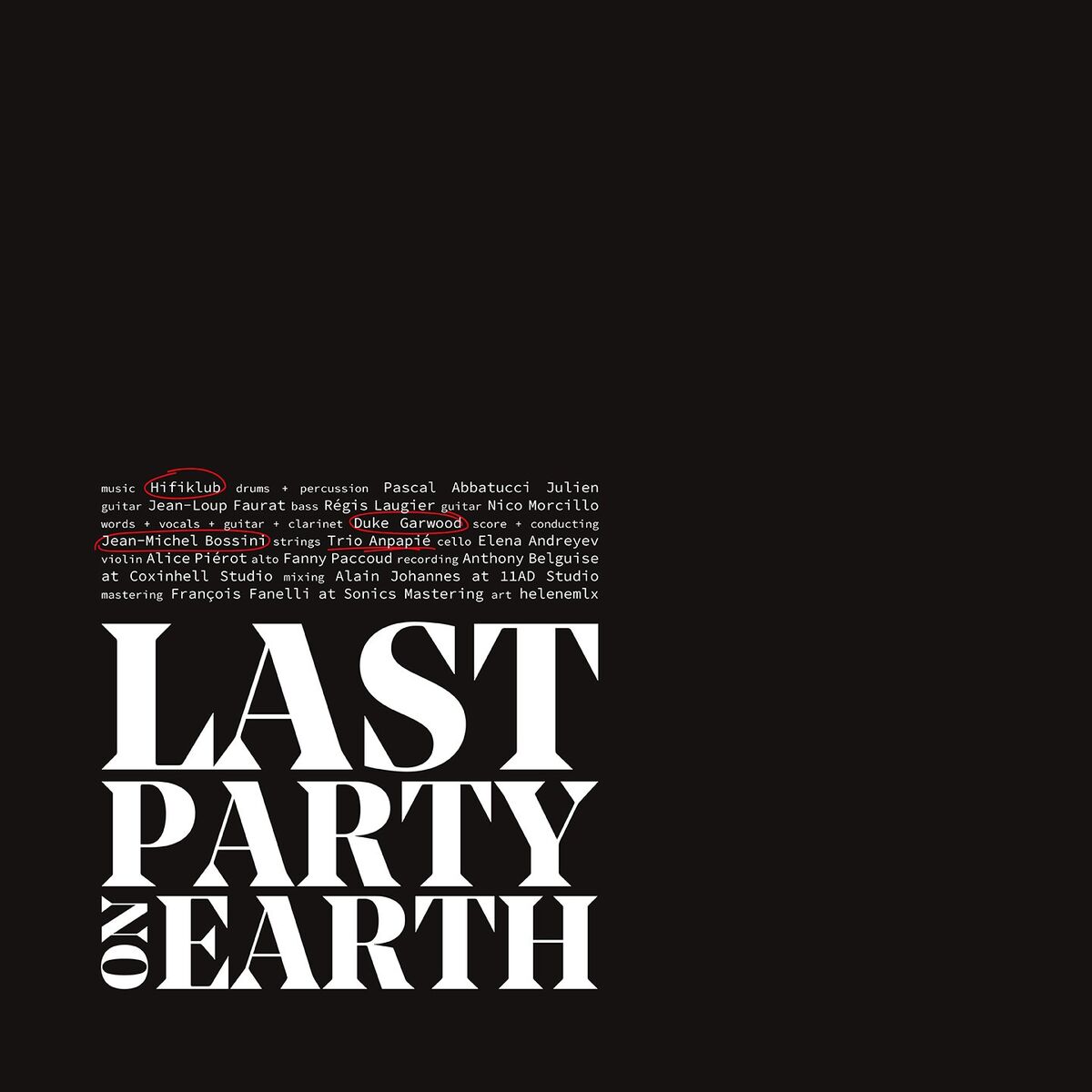 Album cover of Last Party on Earth