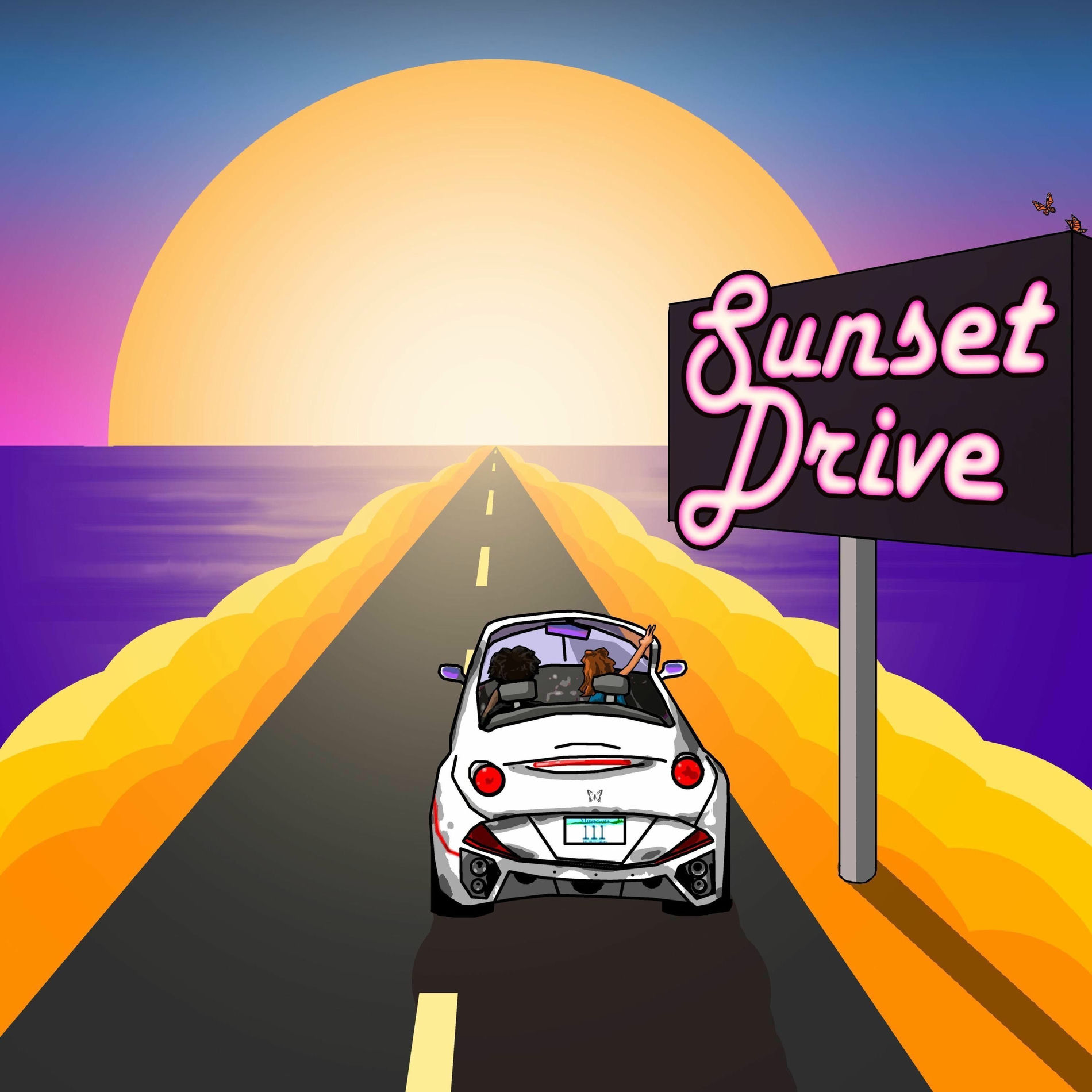 Album cover of Sunset Drive