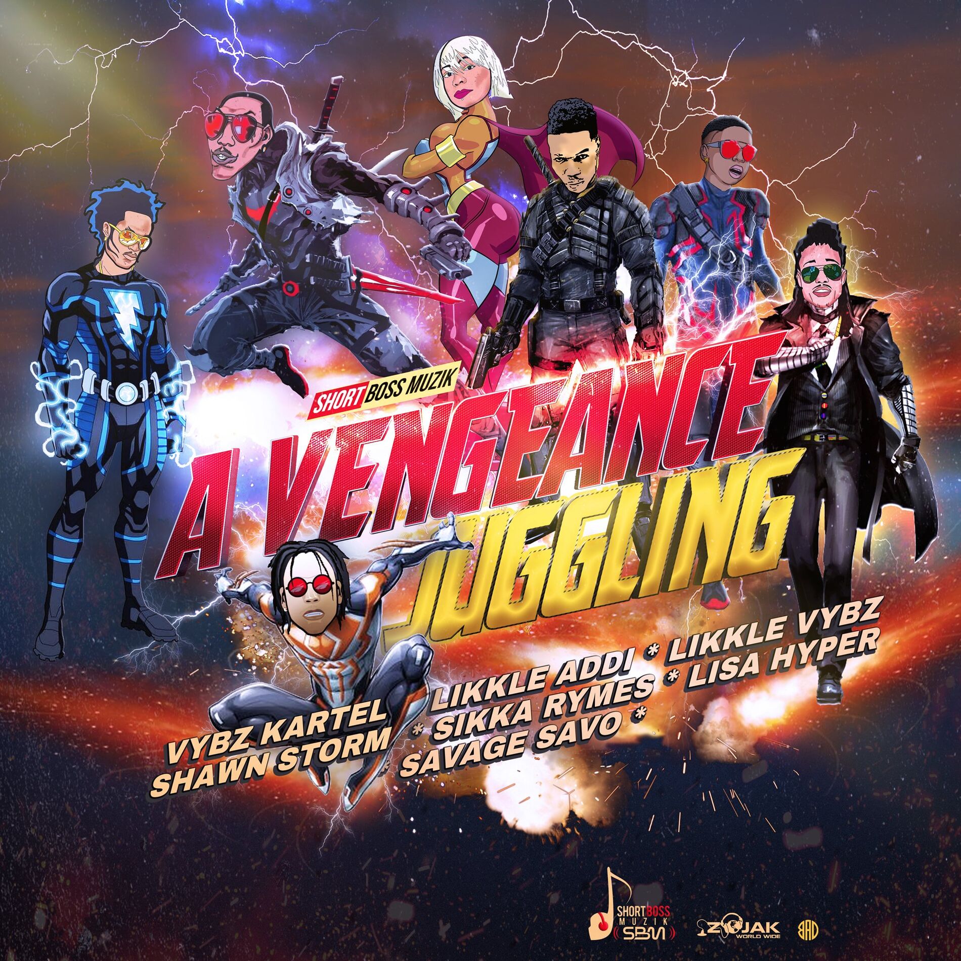 Album cover of A Vengeance Juggling