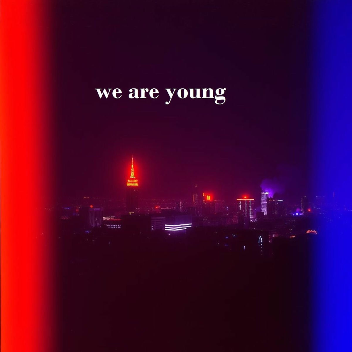 Album cover of we are young