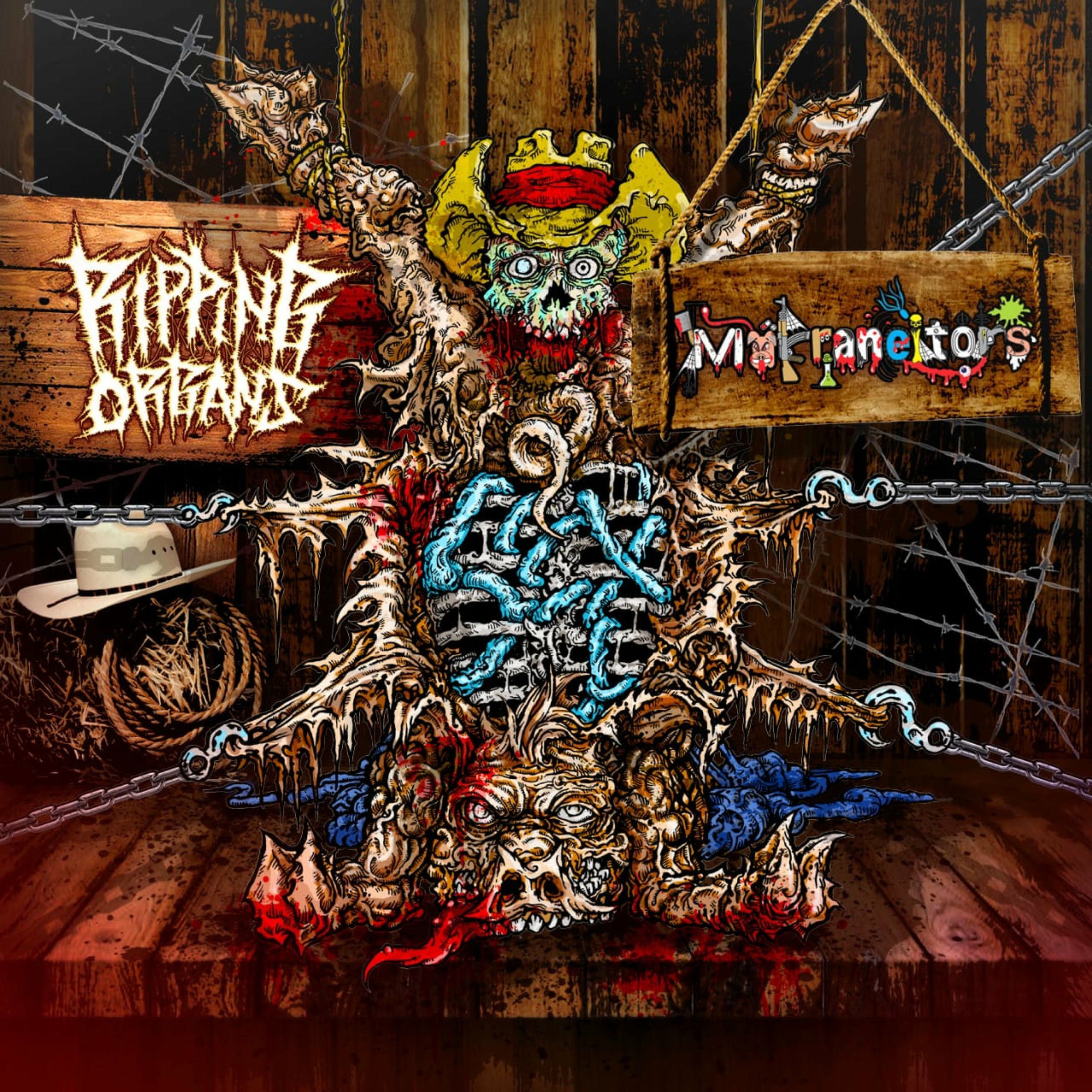 Album cover of Split Marraneitors/Ripping Organs Live Session