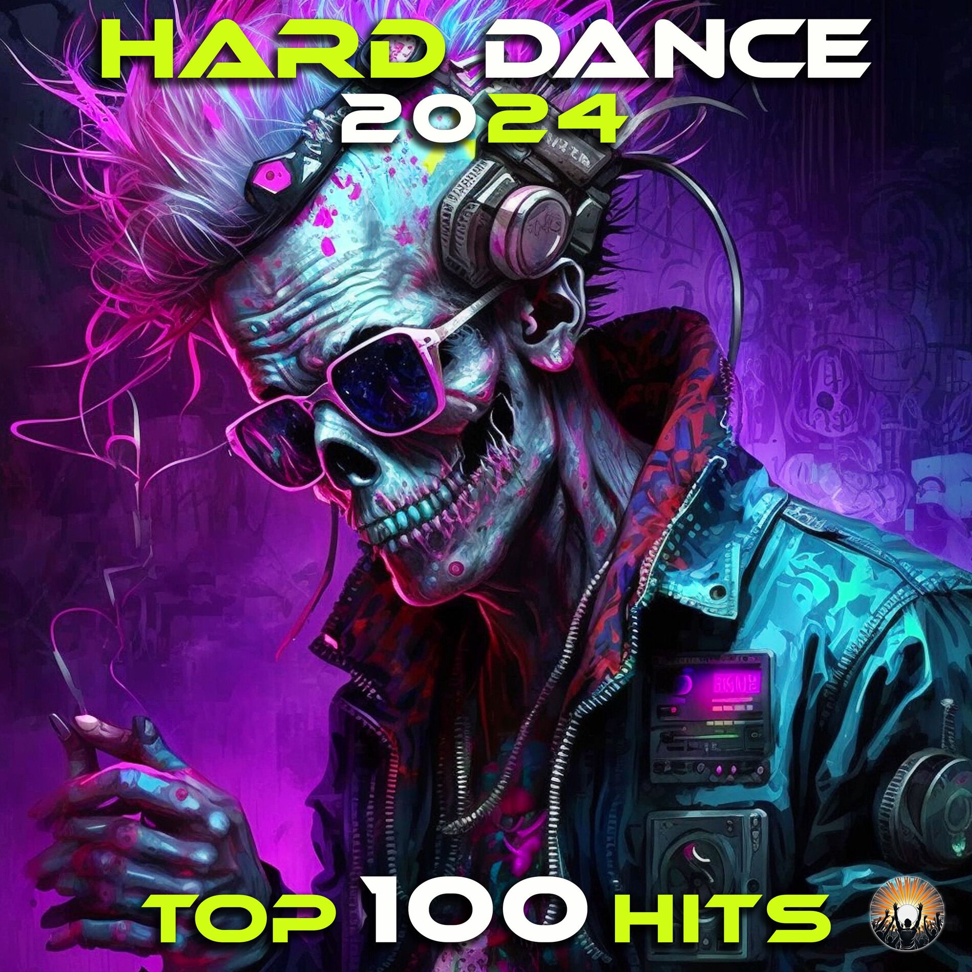 Album cover of Hard Dance 2024 Top 100 Hits