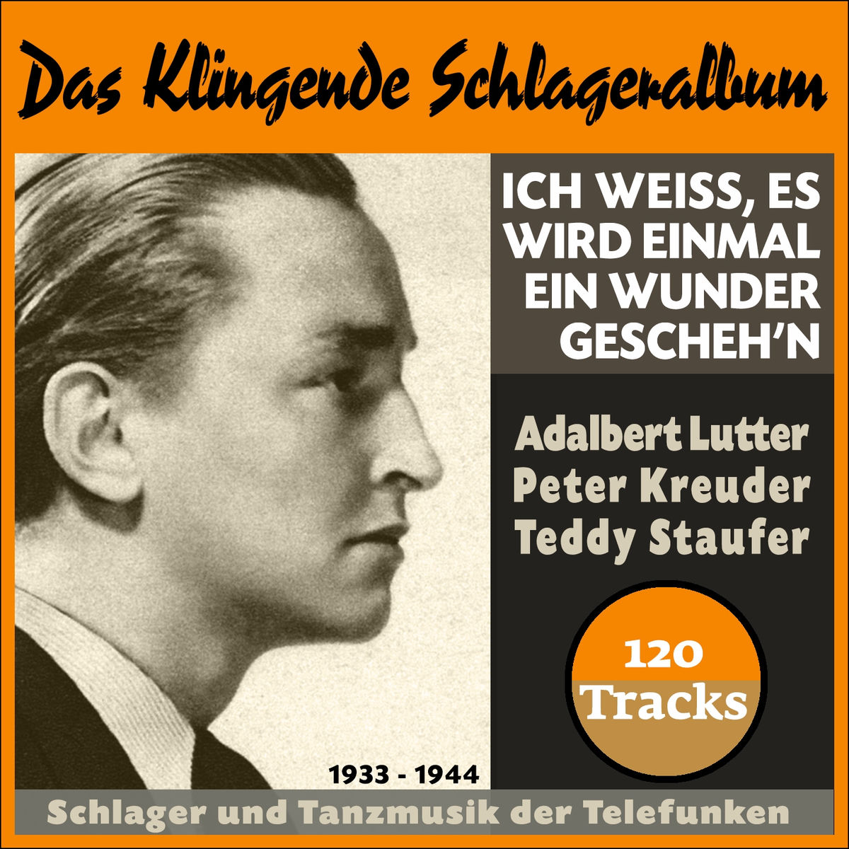 Album cover of Ich weiß, es wird einmal ein Wunder gescheh'n (Schlager und Tanzmusik der Telefunken 1933 - 1944)