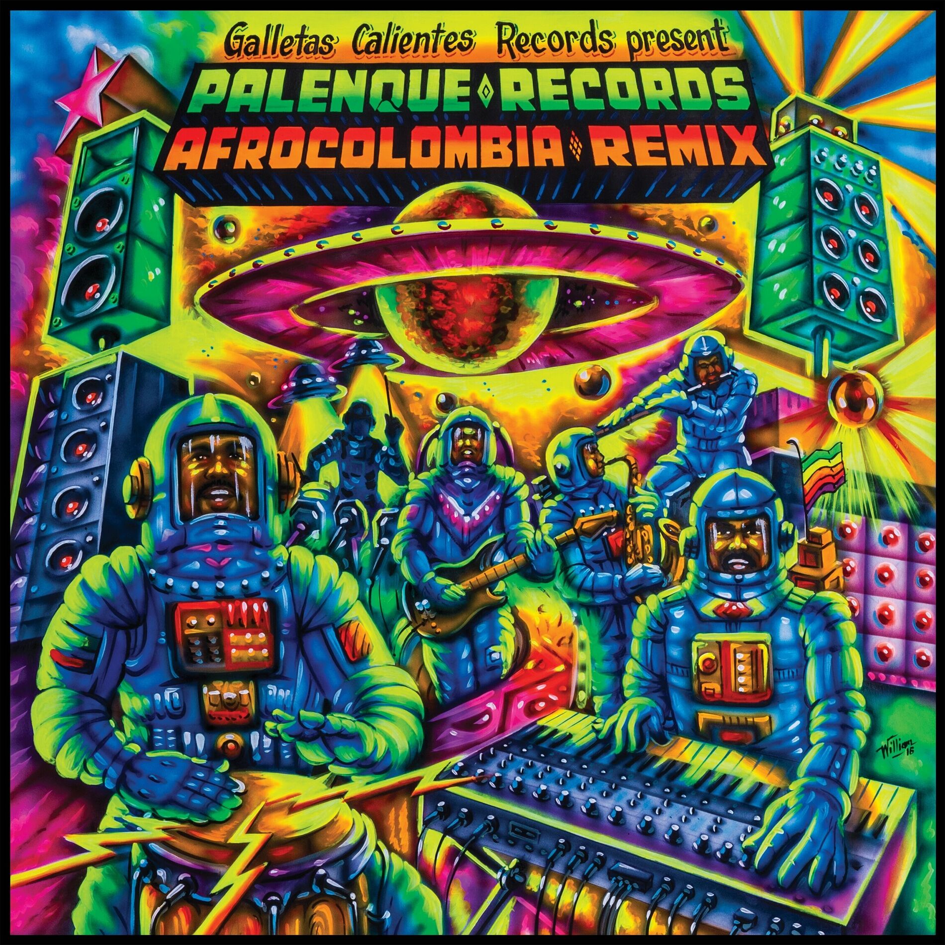 Album cover of Galletas Calientes Presents: AfroColombia Remix, Vol. 1