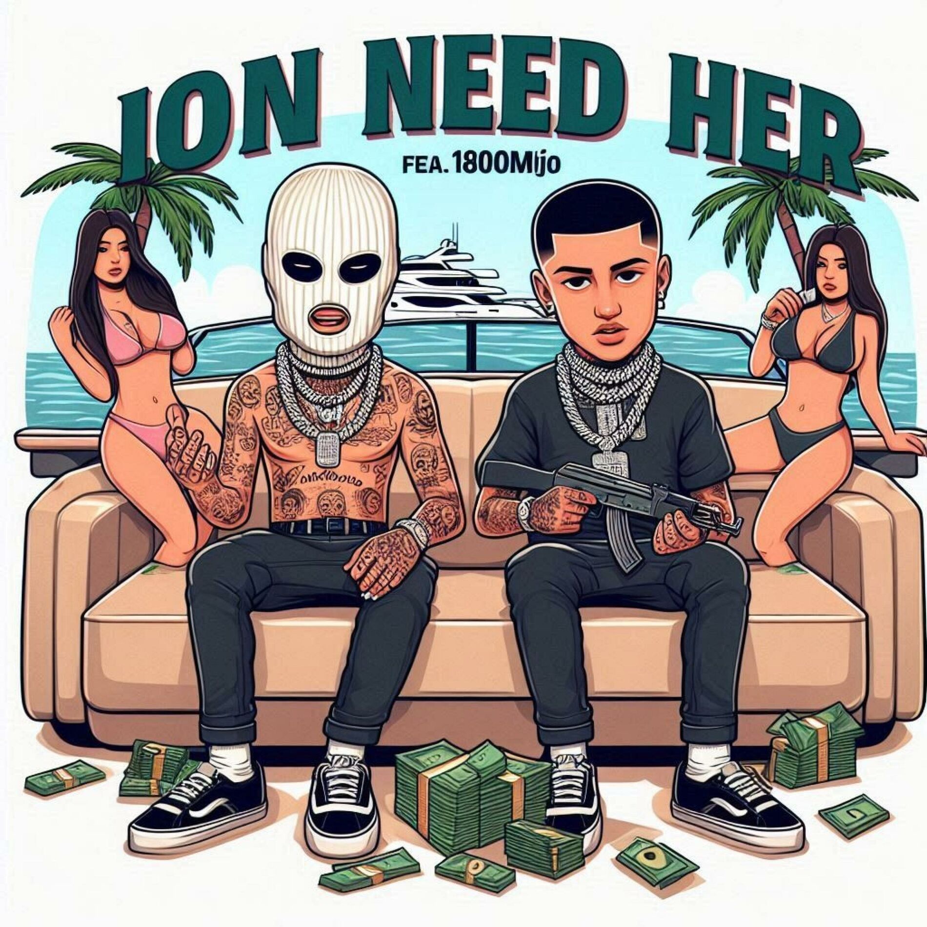 Album cover of Ion need her (feat. Double M)