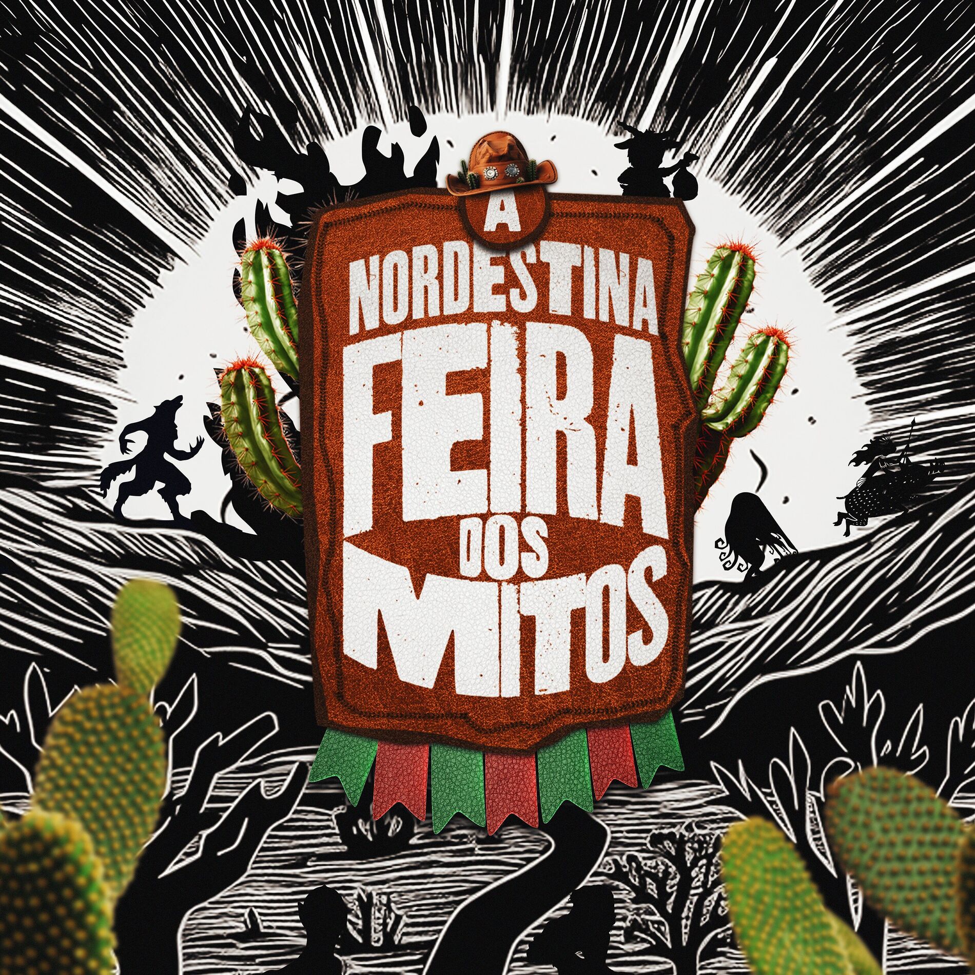 Album cover of A Nordestina Feira dos Mitos