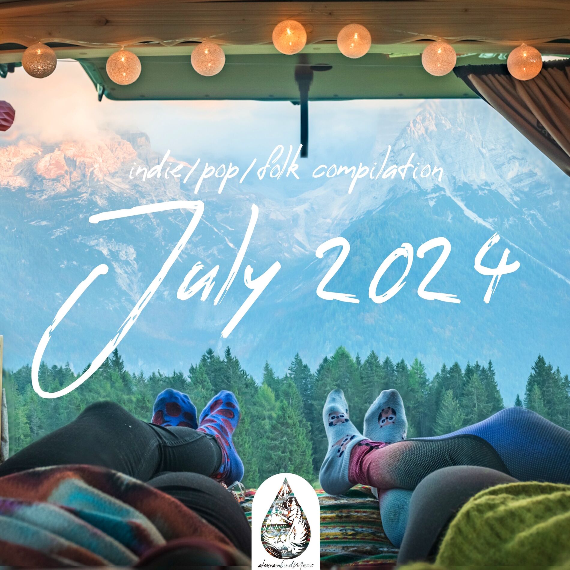 Album cover of Indie / Pop / Folk Compilation: July 2024 (Alexrainbirdmusic)