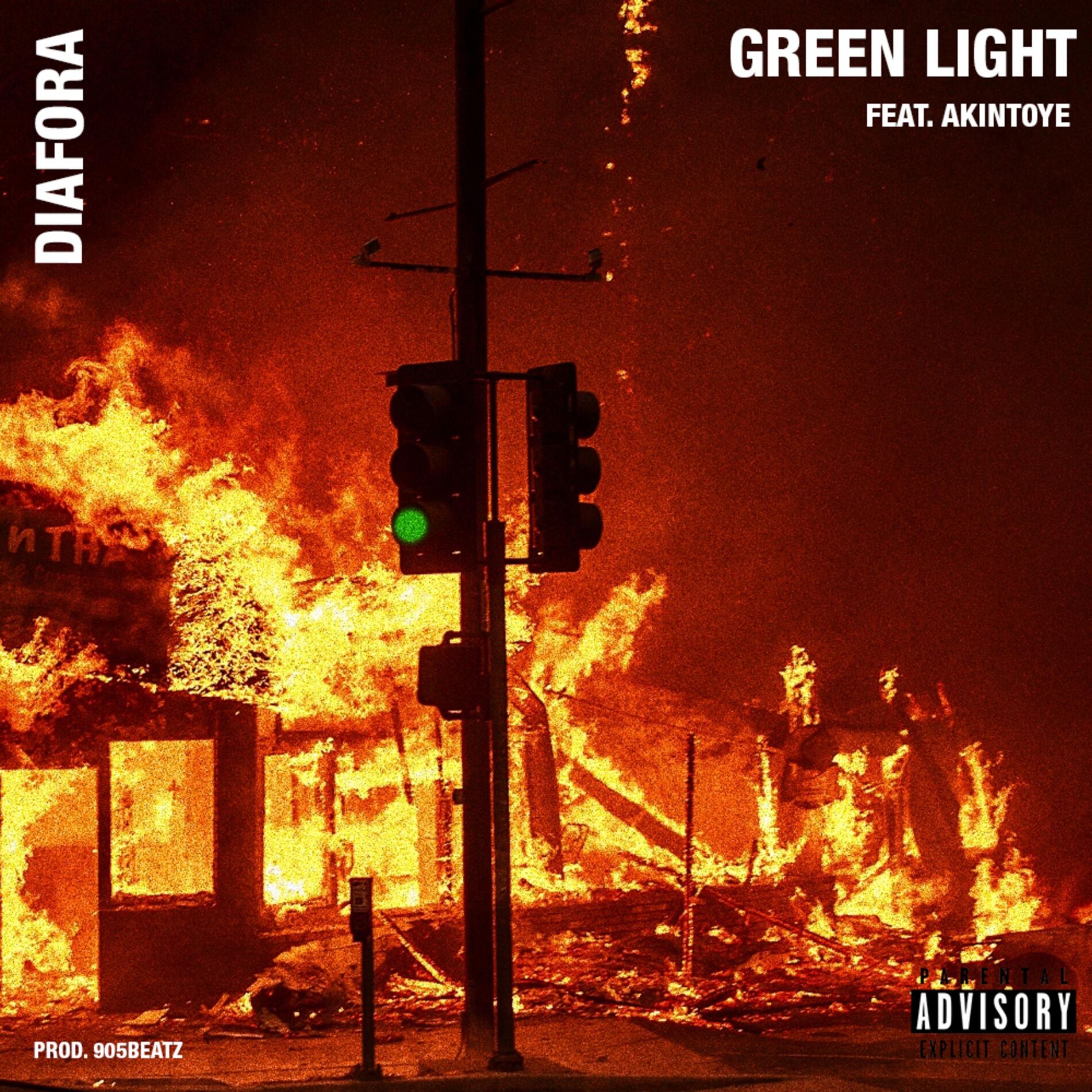Album cover of Green Light (feat. Akintoye)