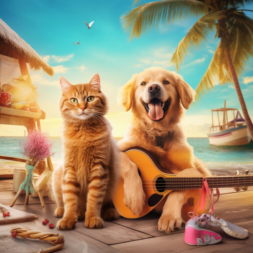 Picture of Ocean's Pet Adventure: Madrigal's Joyful Exploration