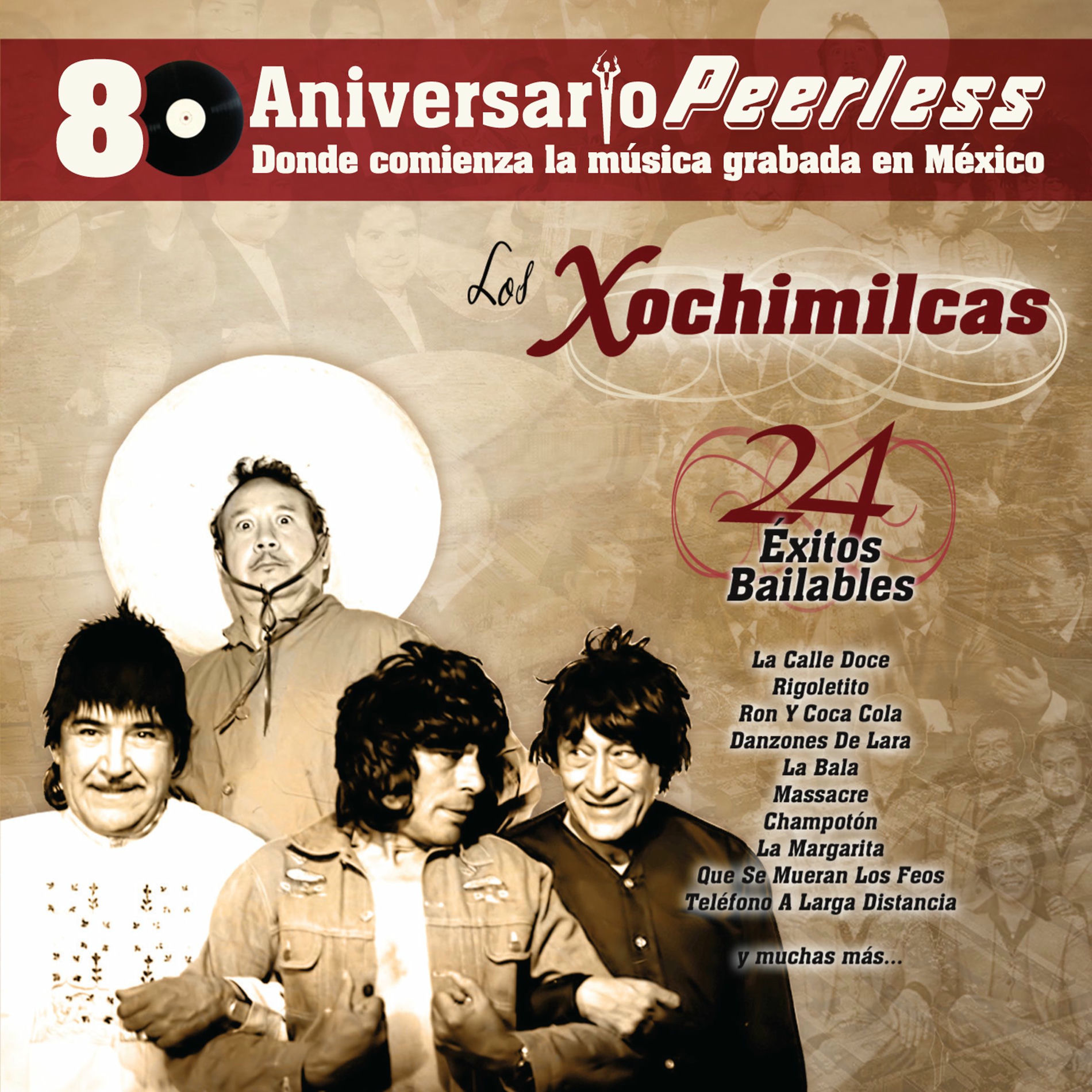 Album cover of Peerless 80 Aniversario - 24 Exitos Bailables