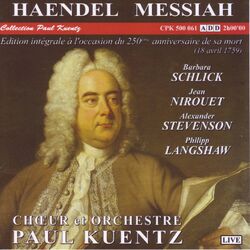 Cover of Handel : Le messie