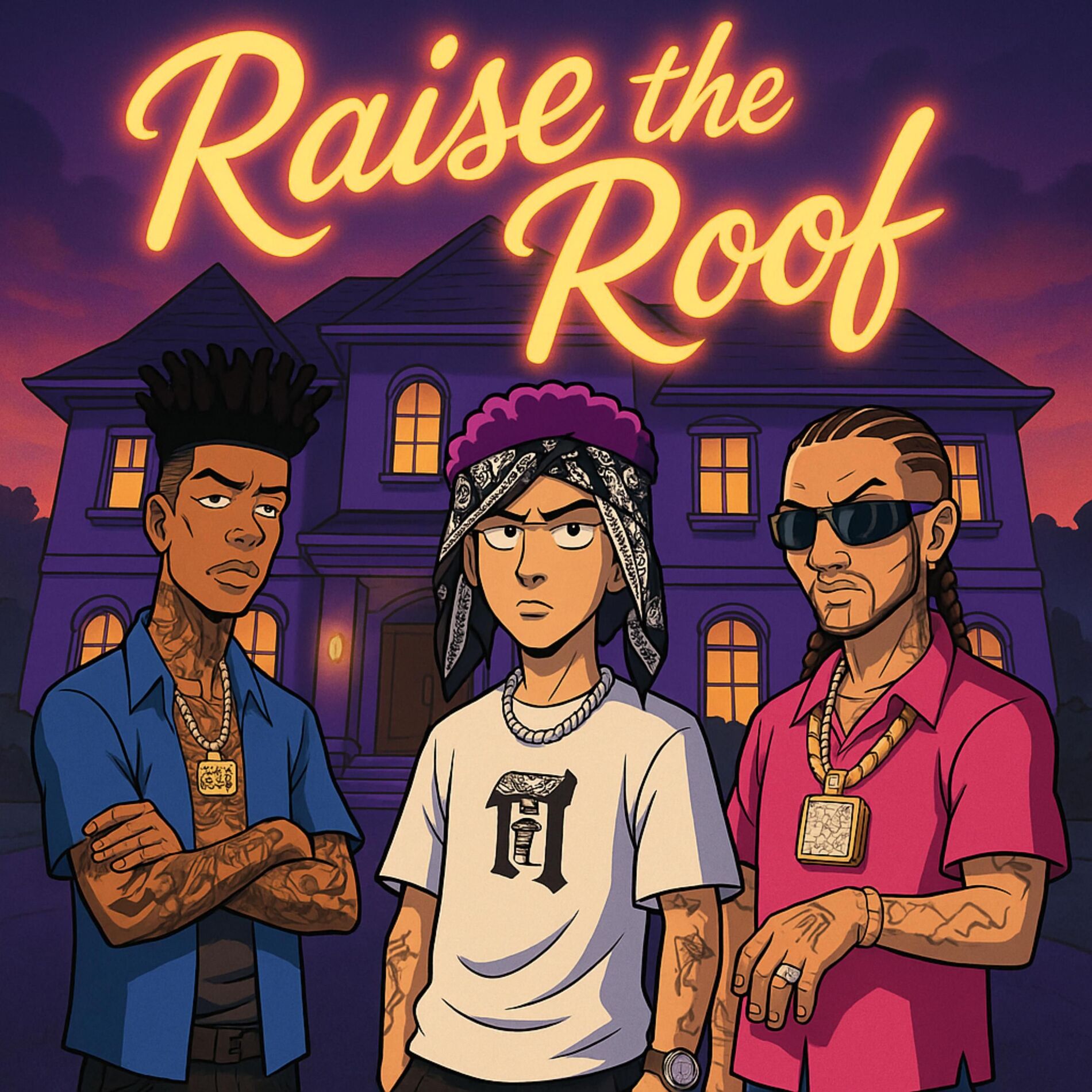 Album cover of Raise the Roof (feat. Riff Raff & Blueface)