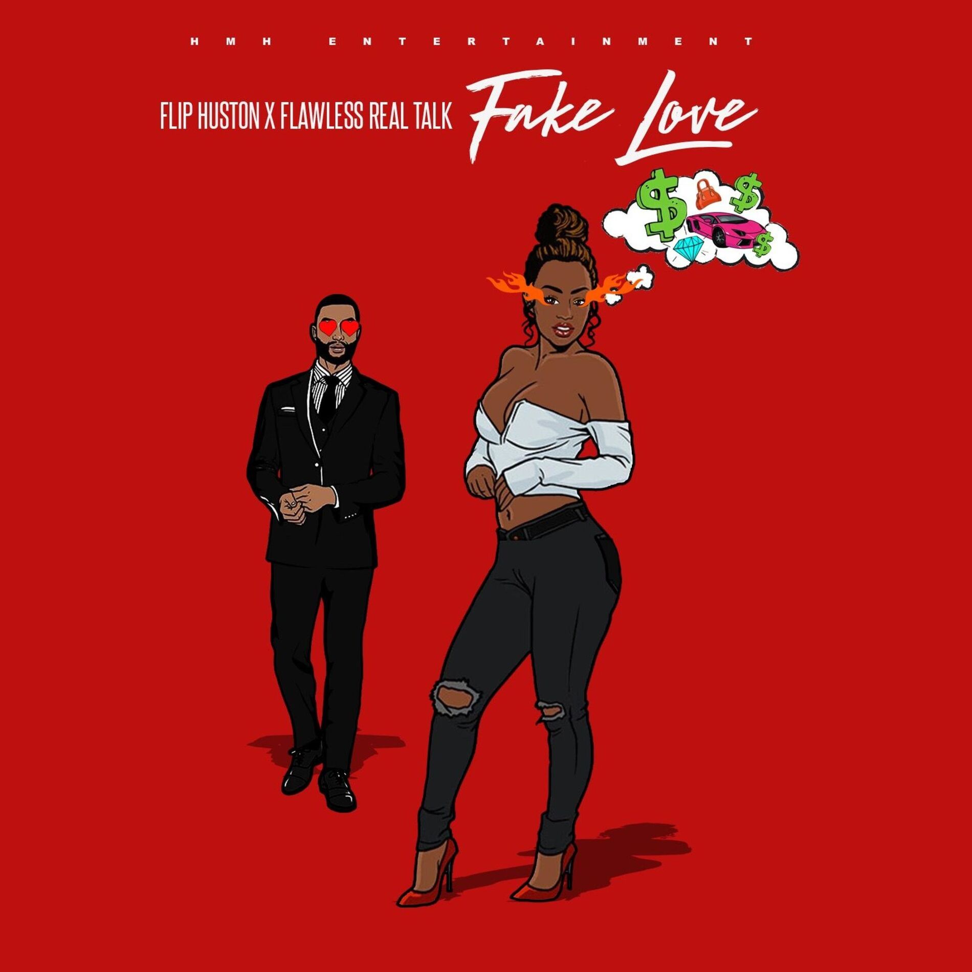 Album cover of Fake Love (feat. Flawless Real Talk)