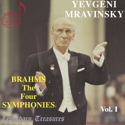 Cover of Mravinsky, Vol. 1: The Brahms Symphonies