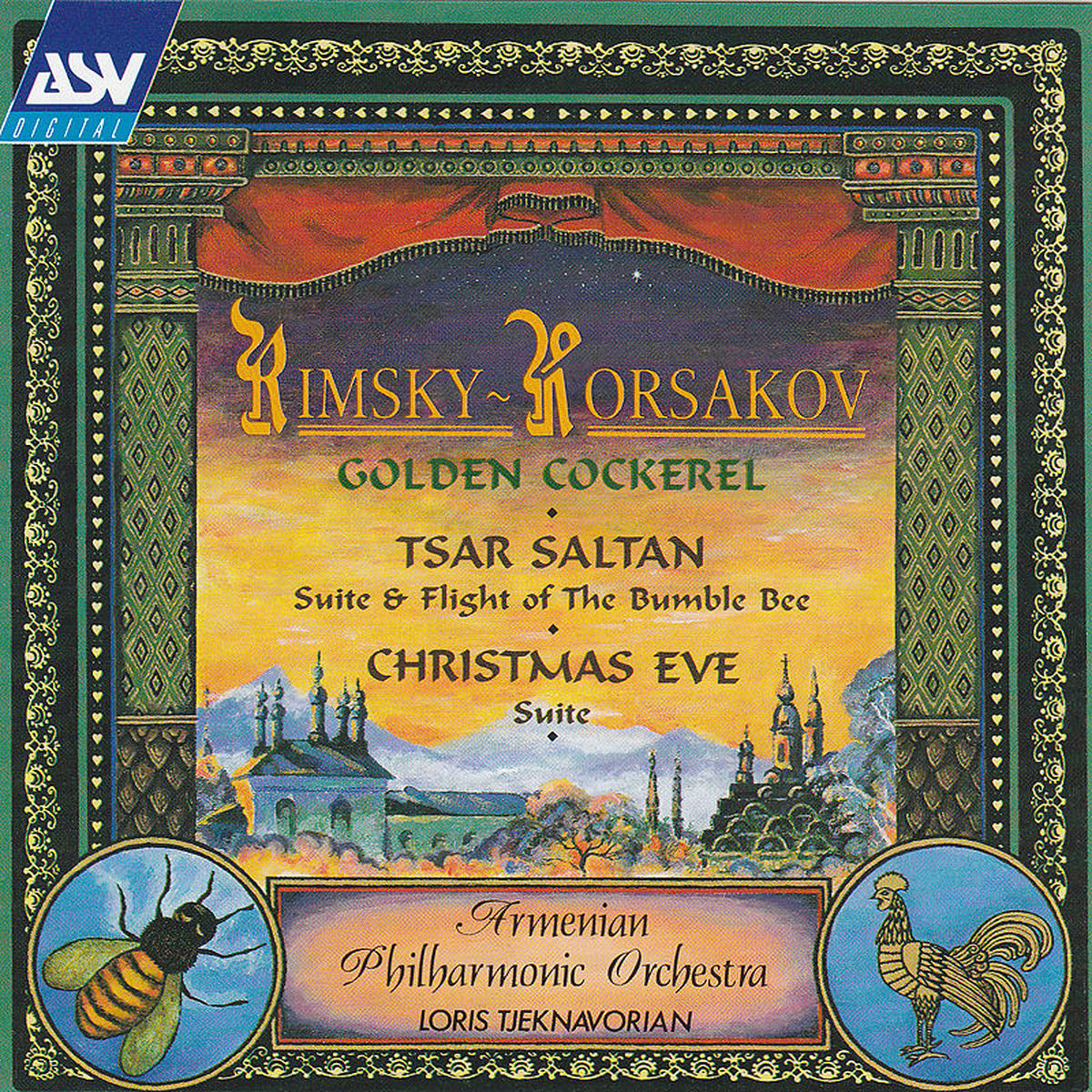 Album cover of Rimsky-Korsakov: The Golden Cockerel - Suite; The Tale of Tsar Saltan - Suite; Flight of the Bumble-Bee; Christmas Eve - Suite