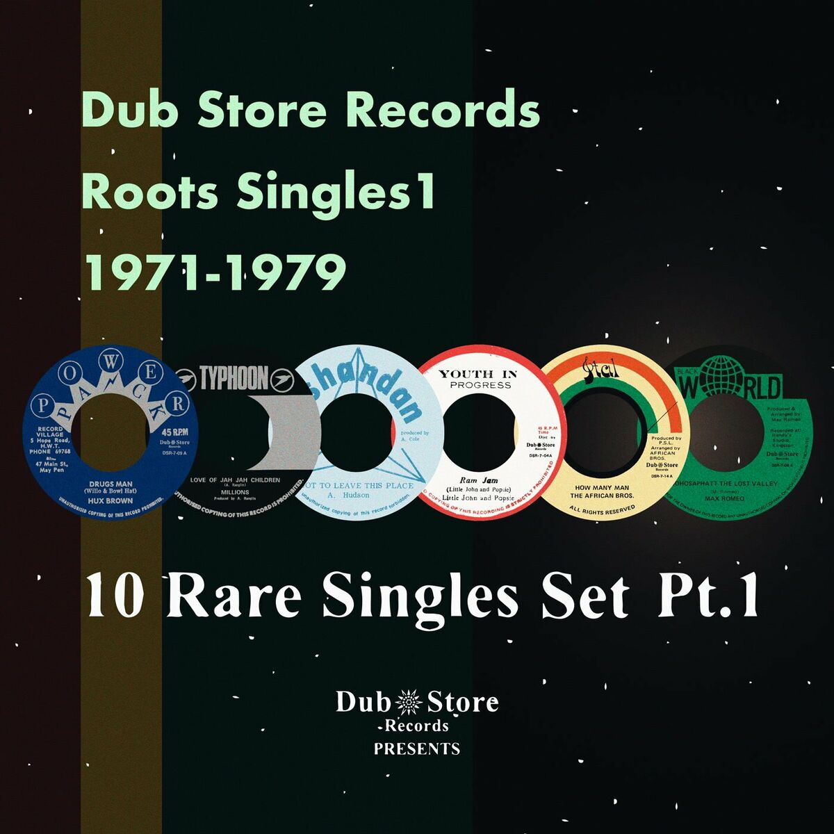 Album cover of Dub Store Records Roots Singles 1: 1971-1979 - 10 Singles Set