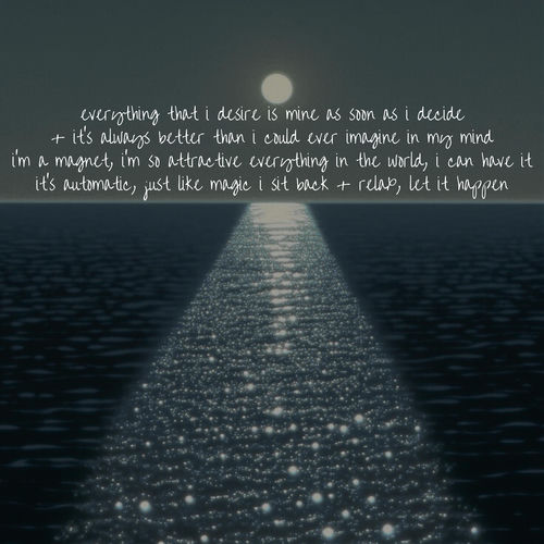 everything that i desire is mine