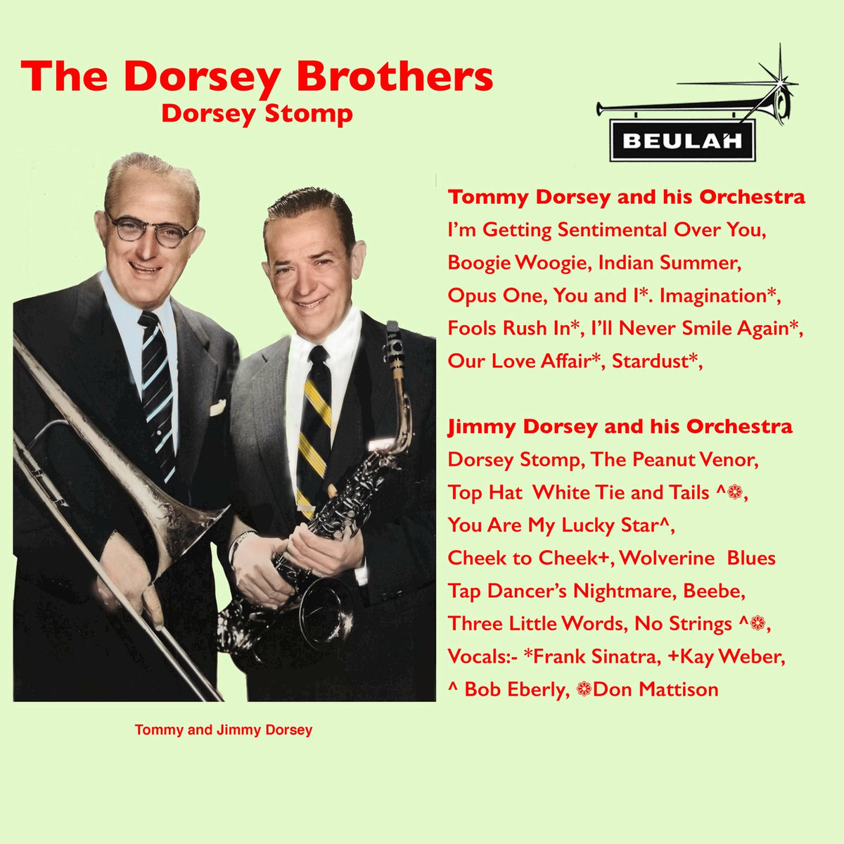 Album cover of The Dorsey Brothers: Dorsey Stomp