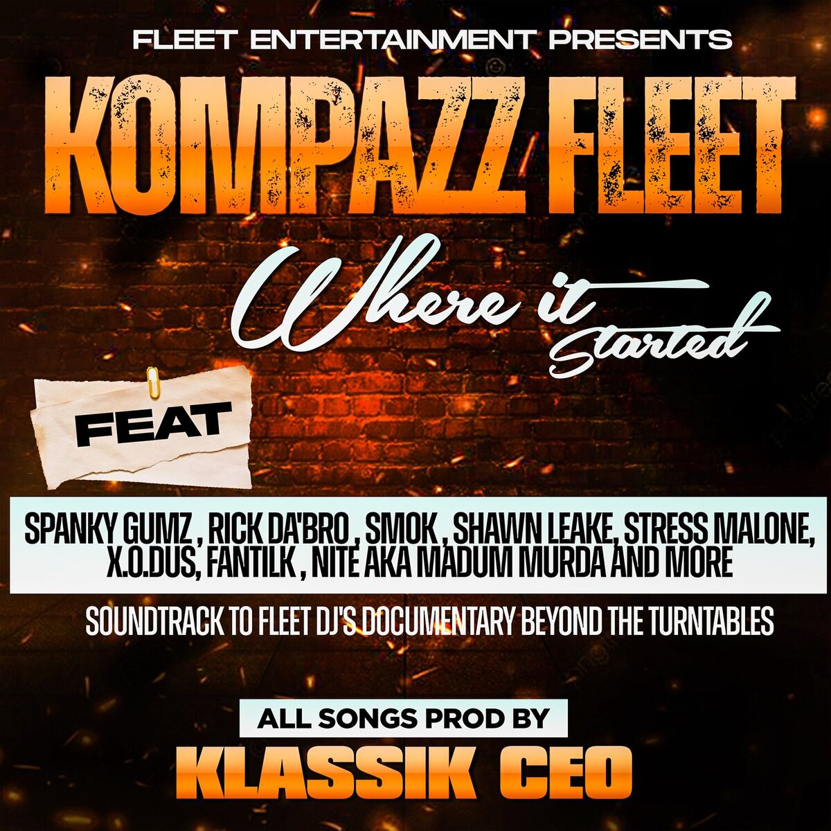 Album cover of THE FLEET DJ'S PRESENTS: KOMPAZZ FLEET WHERE IT STARTED