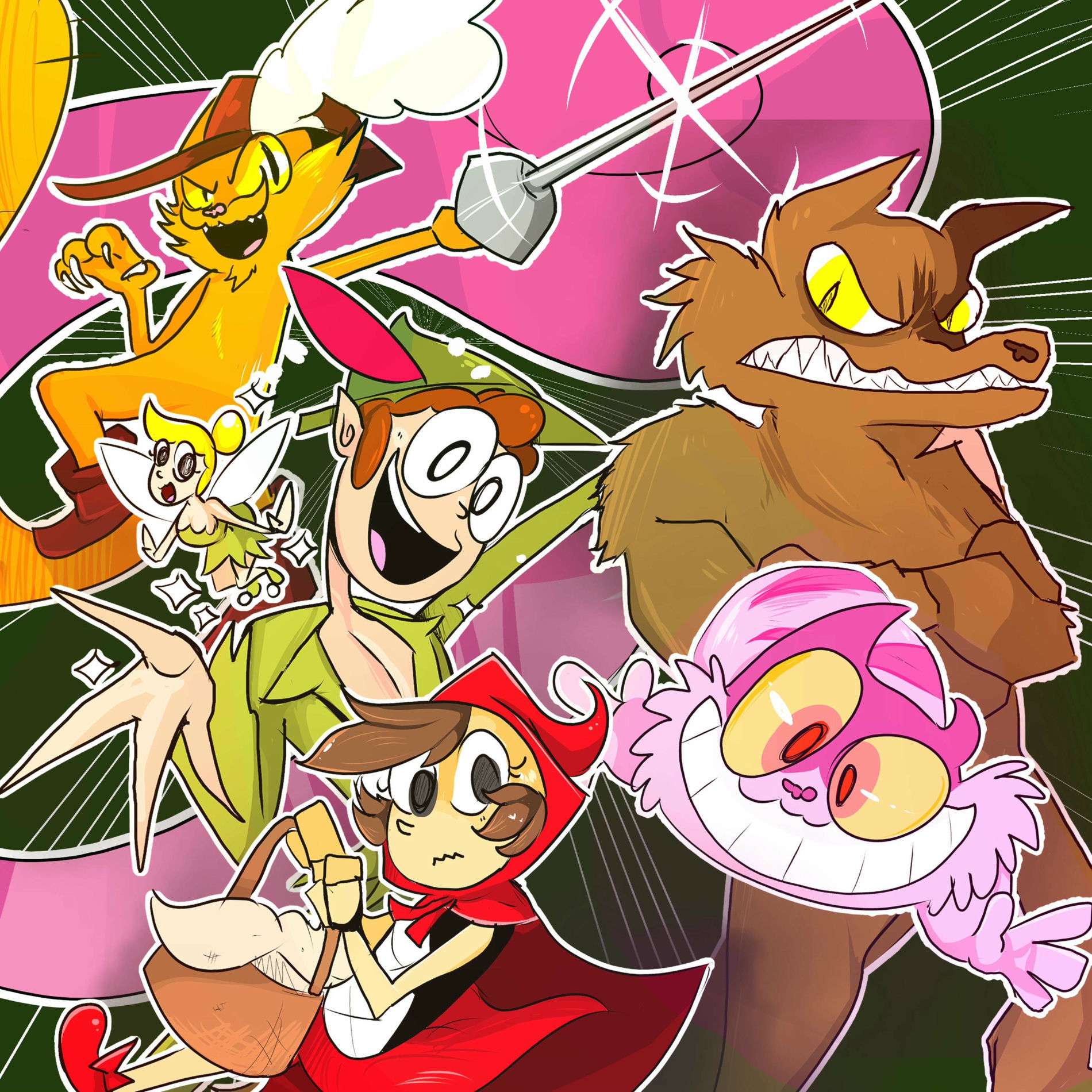 Album cover of Fairytale Rap Cypher (feat. EpicLloyd, Littleflecks, Jay Chay, HalaCG, Shwabadi, Keyblade, Eric the Audible, The Stupendium, Dan B