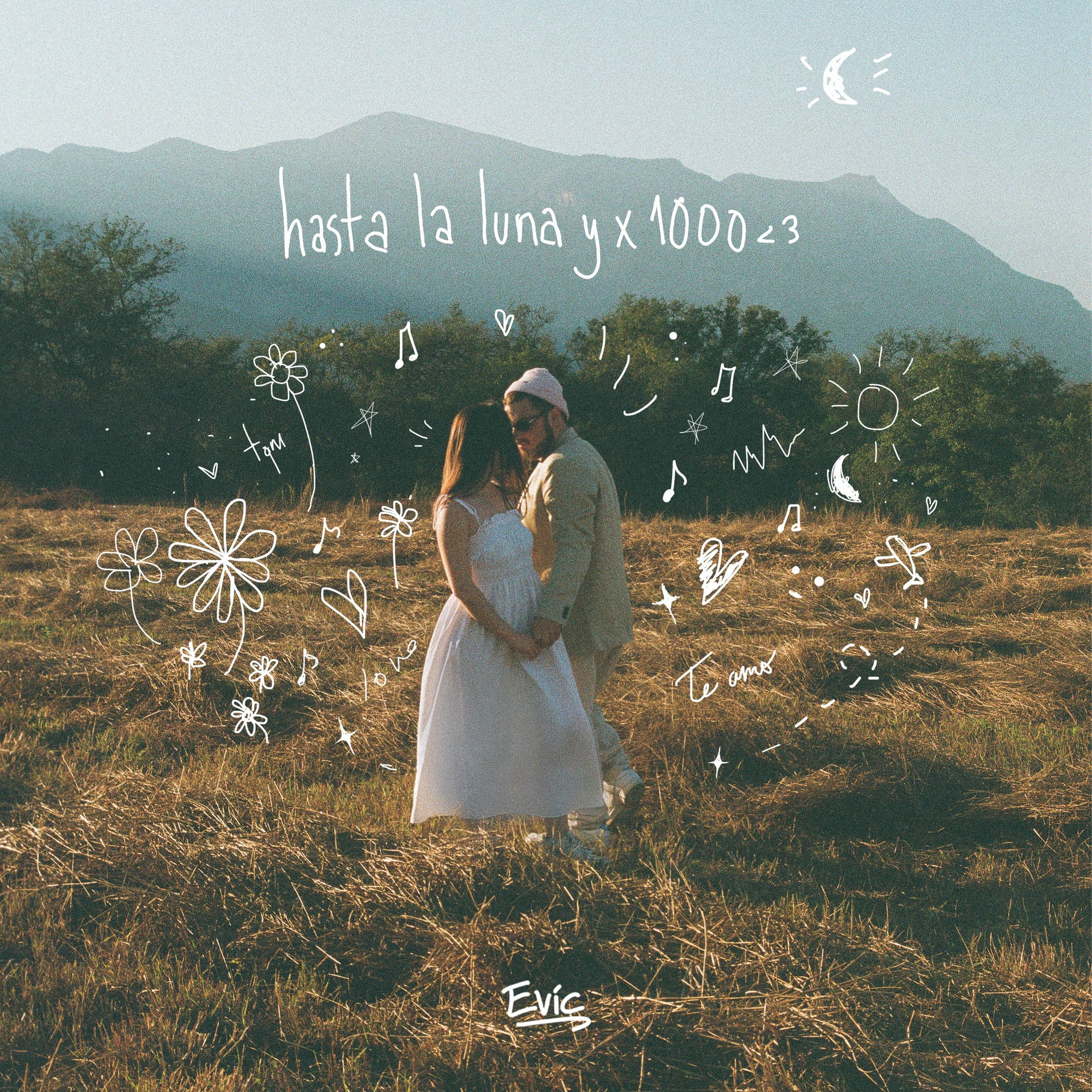 Album cover of hasta la luna y x1000 <3