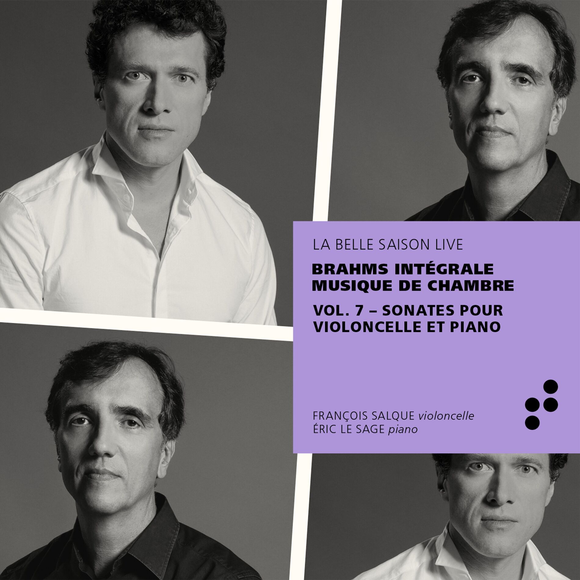Album cover of Brahms: Sonates pour violoncelle et piano (Intégrale musique de chambre), Vol. 7 (Live)