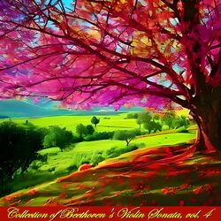 Cover of Collection of Beethoven's Violin Sonata, Vol. 4
