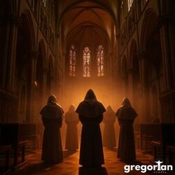 Cover of Gregorian Chants of Divine Grace | Sacred Monastic Hymns for Worship