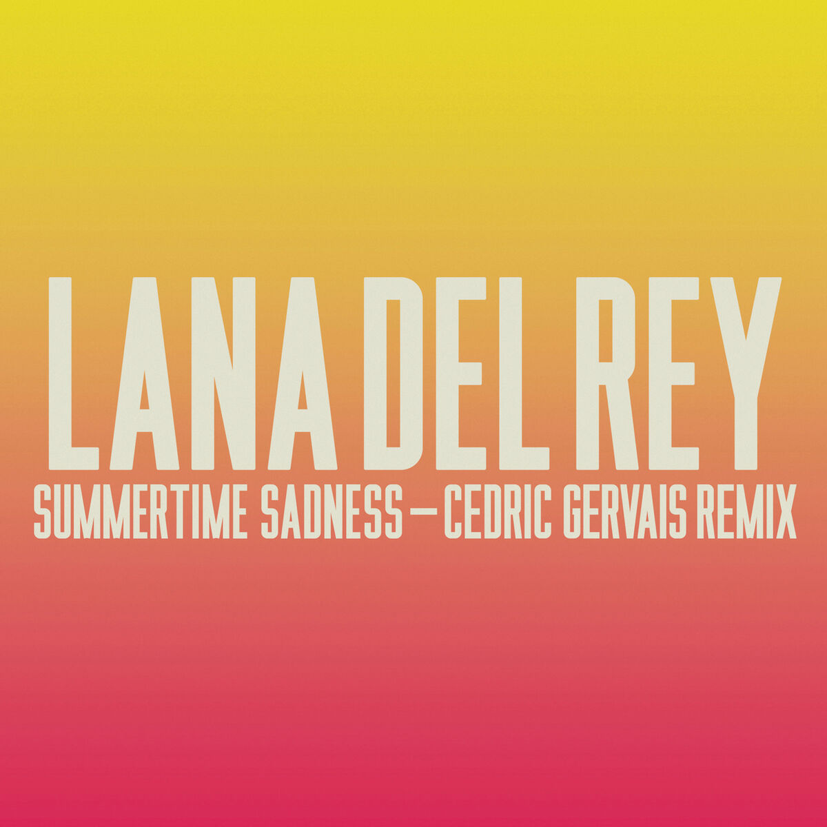 Album cover of Summertime Sadness [Lana Del Rey vs. Cedric Gervais]