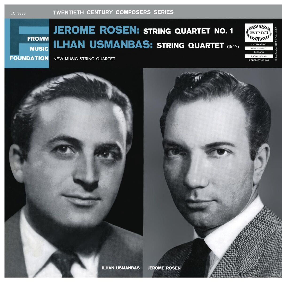 Album cover of Rosen: String Quartet No. 1 & Usmanbas: String Quartet (Remastered)