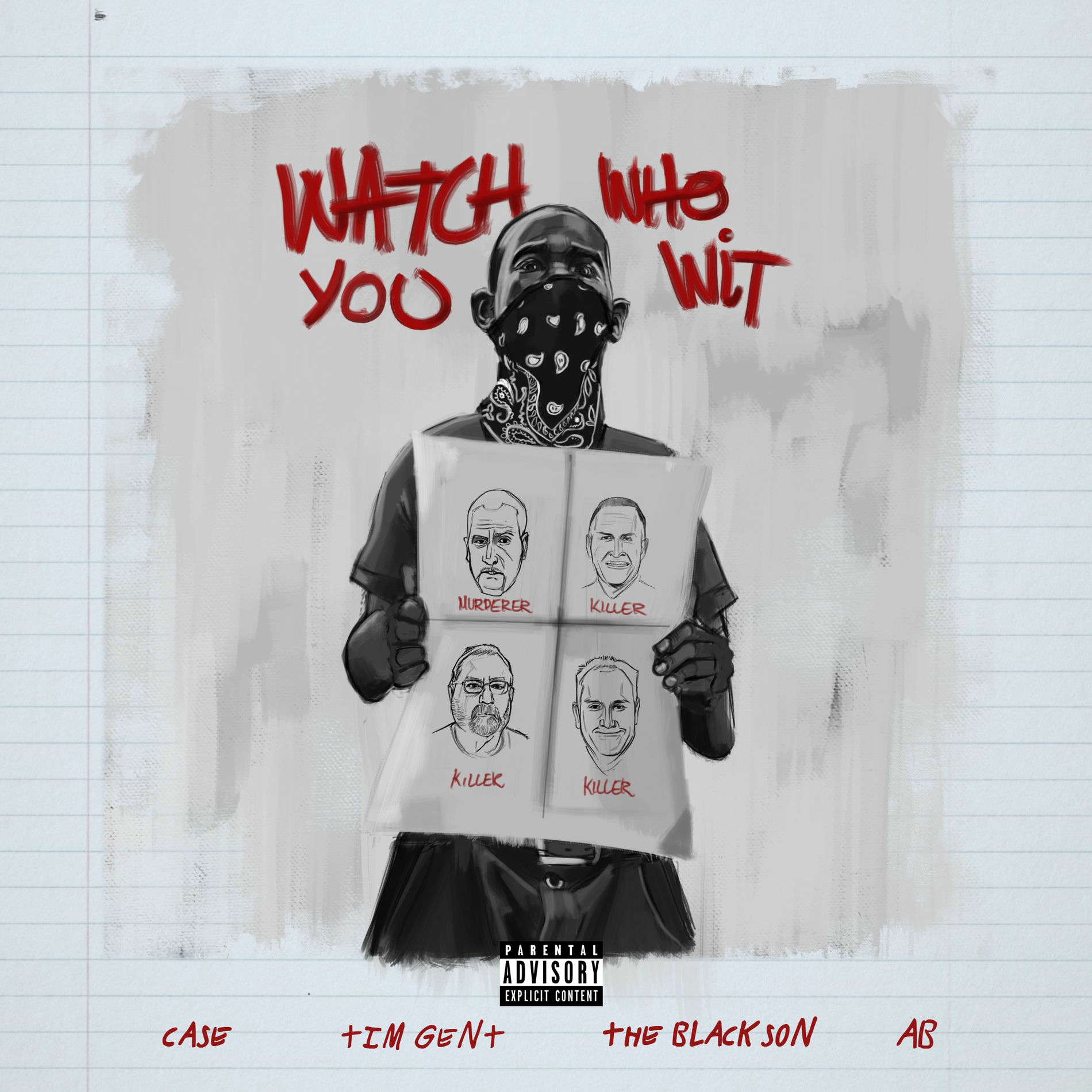 Album cover of Watch Who You Wit (feat. Tim Gent, AB, The BlackSon & Case)