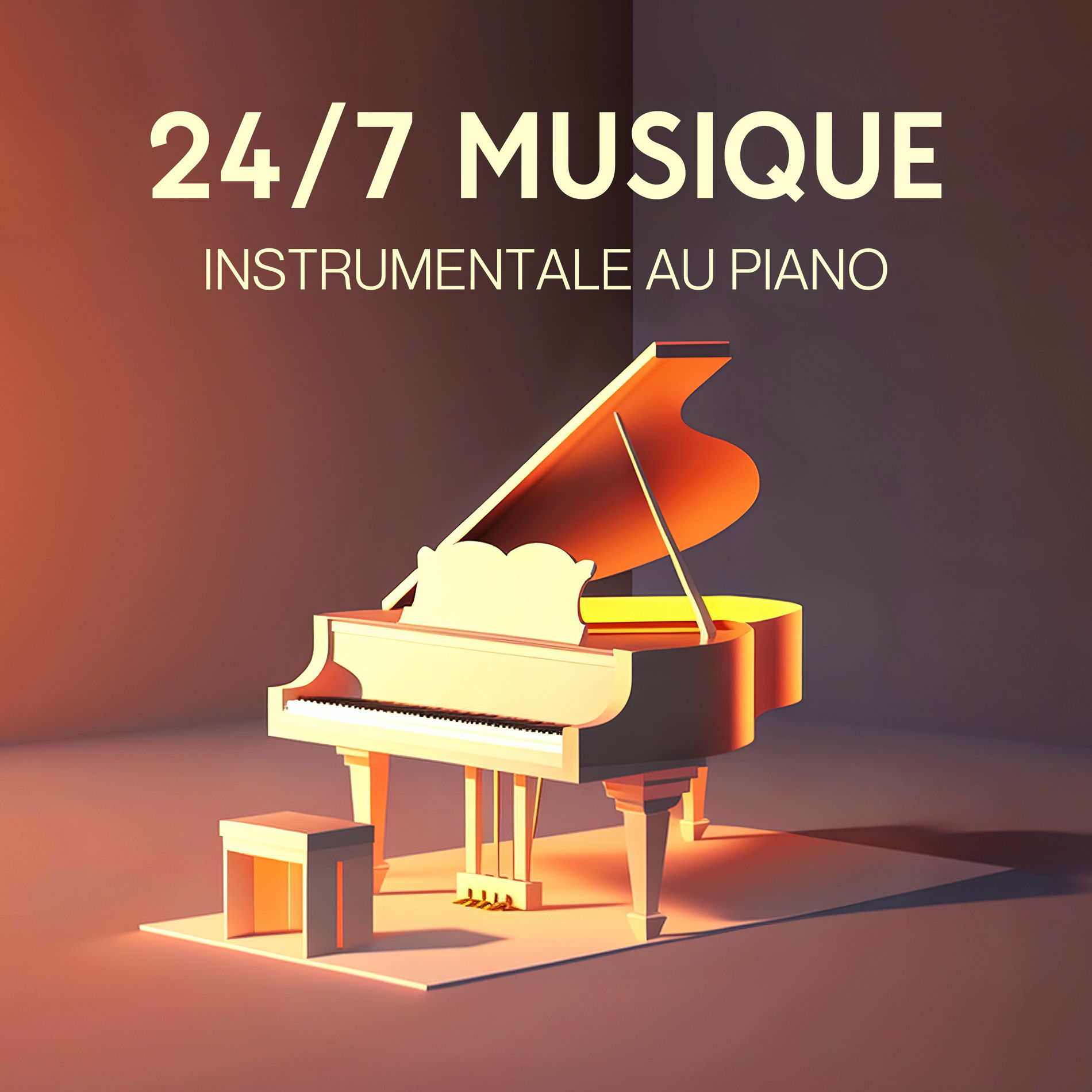 Album cover of 24/7 Musique Instrumentale au Piano: Des Sons Magnifiques et Relaxants