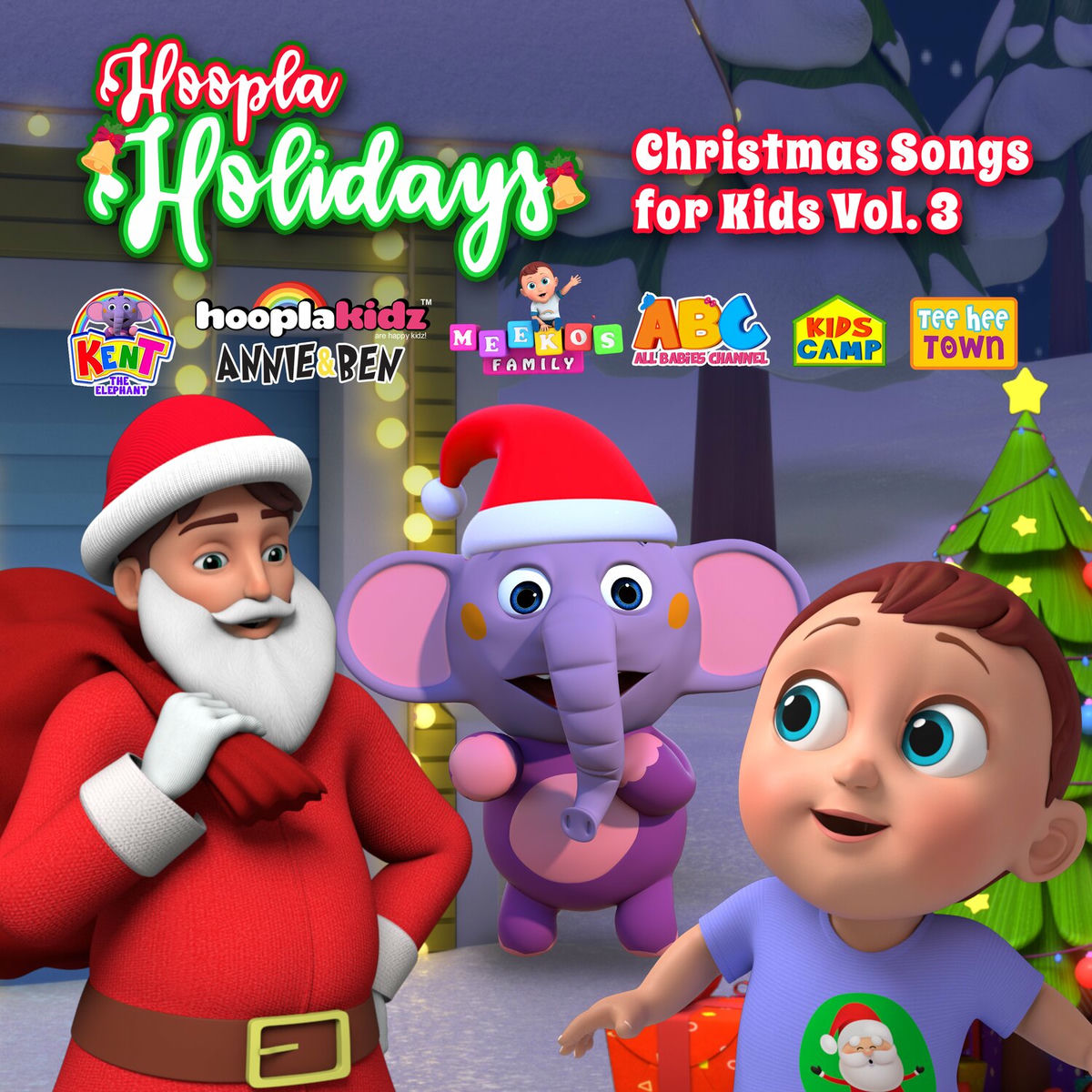 Album cover of Hoopla Holidays: Christmas Songs for Kids, Vol. 3