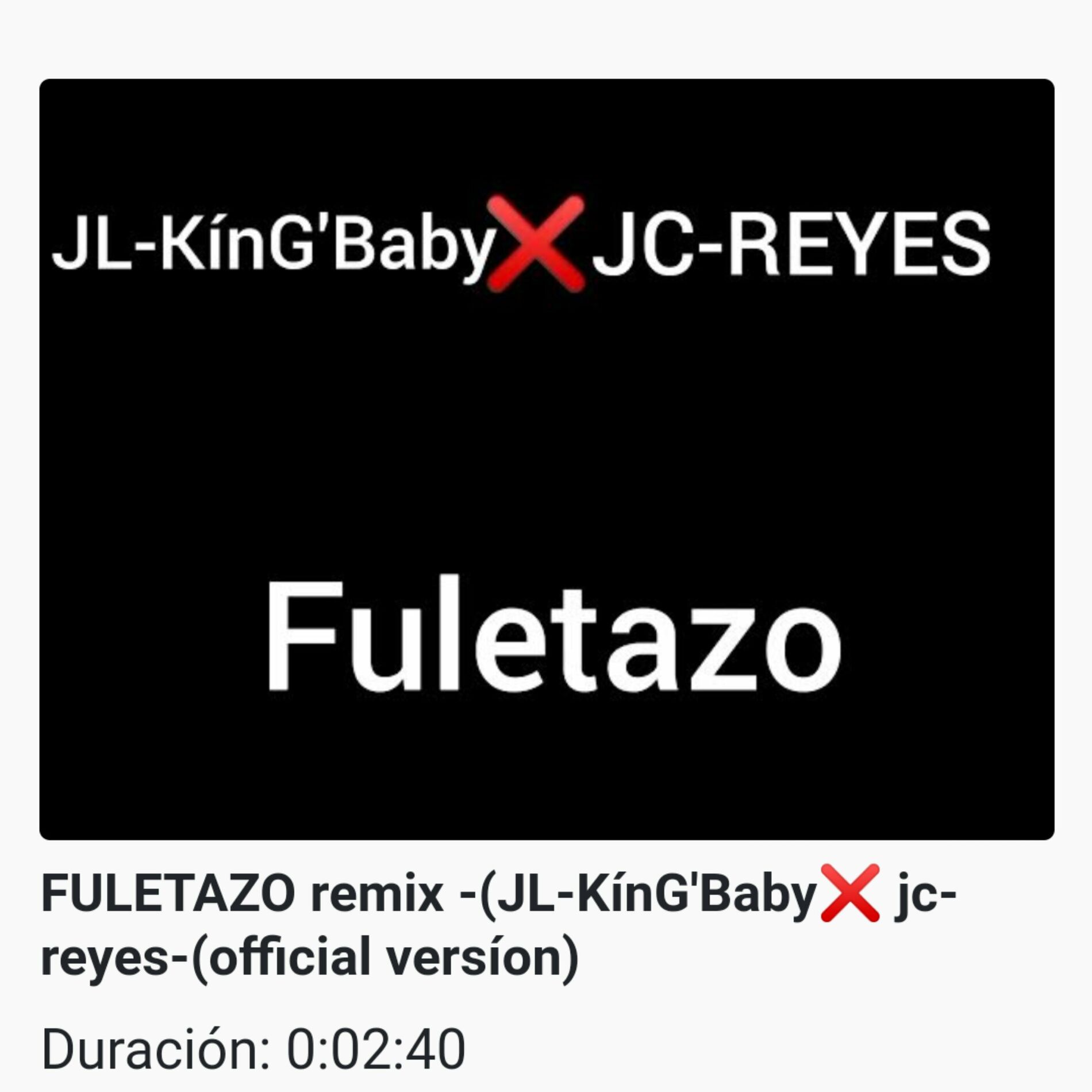 Album cover of FuletazoX