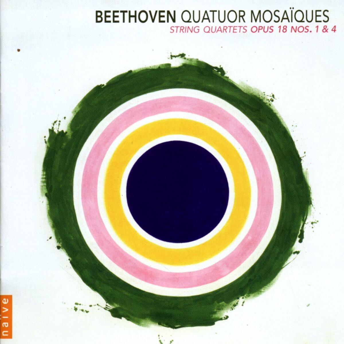 Album cover of Beethoven: String Quartets Op.18, N°1 & 4