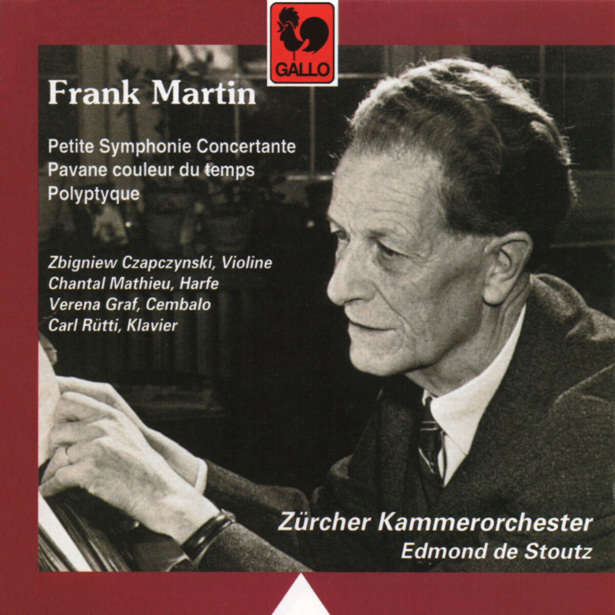 Album cover of Frank Martin: Polyptyque – Pavane couleur du temps – Petite Symphonie Concertante